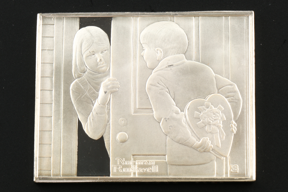 "Norman Rockwell's Fondest Memories" Silver Ingot Proof Set