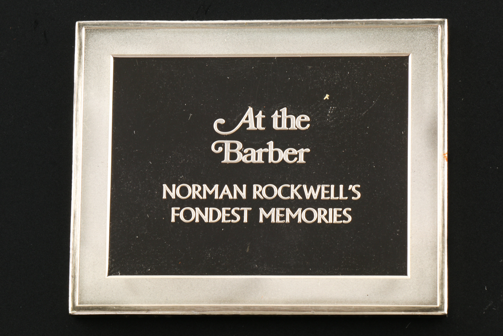 "Norman Rockwell's Fondest Memories" Silver Ingot Proof Set