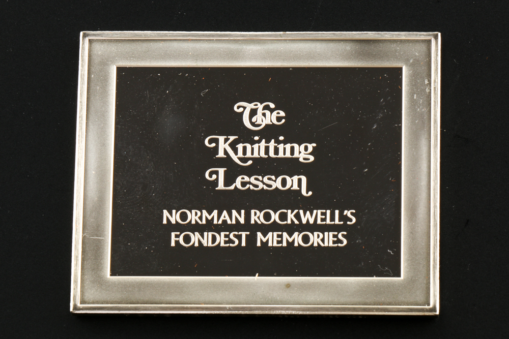 "Norman Rockwell's Fondest Memories" Silver Ingot Proof Set