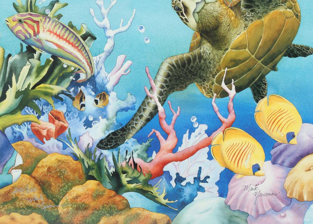 Mark Newman Signed Limited Edition Offset Lithograph