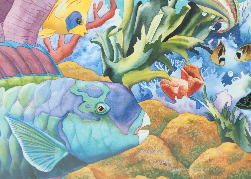 Mark Newman Signed Limited Edition Offset Lithograph