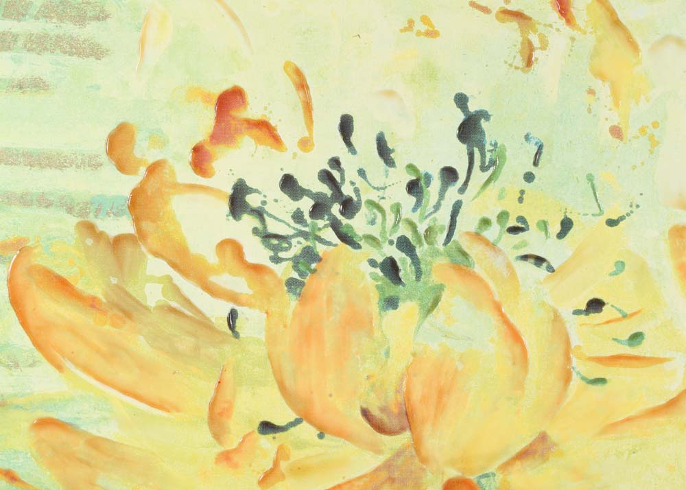 Embellished Giclee on Canvas