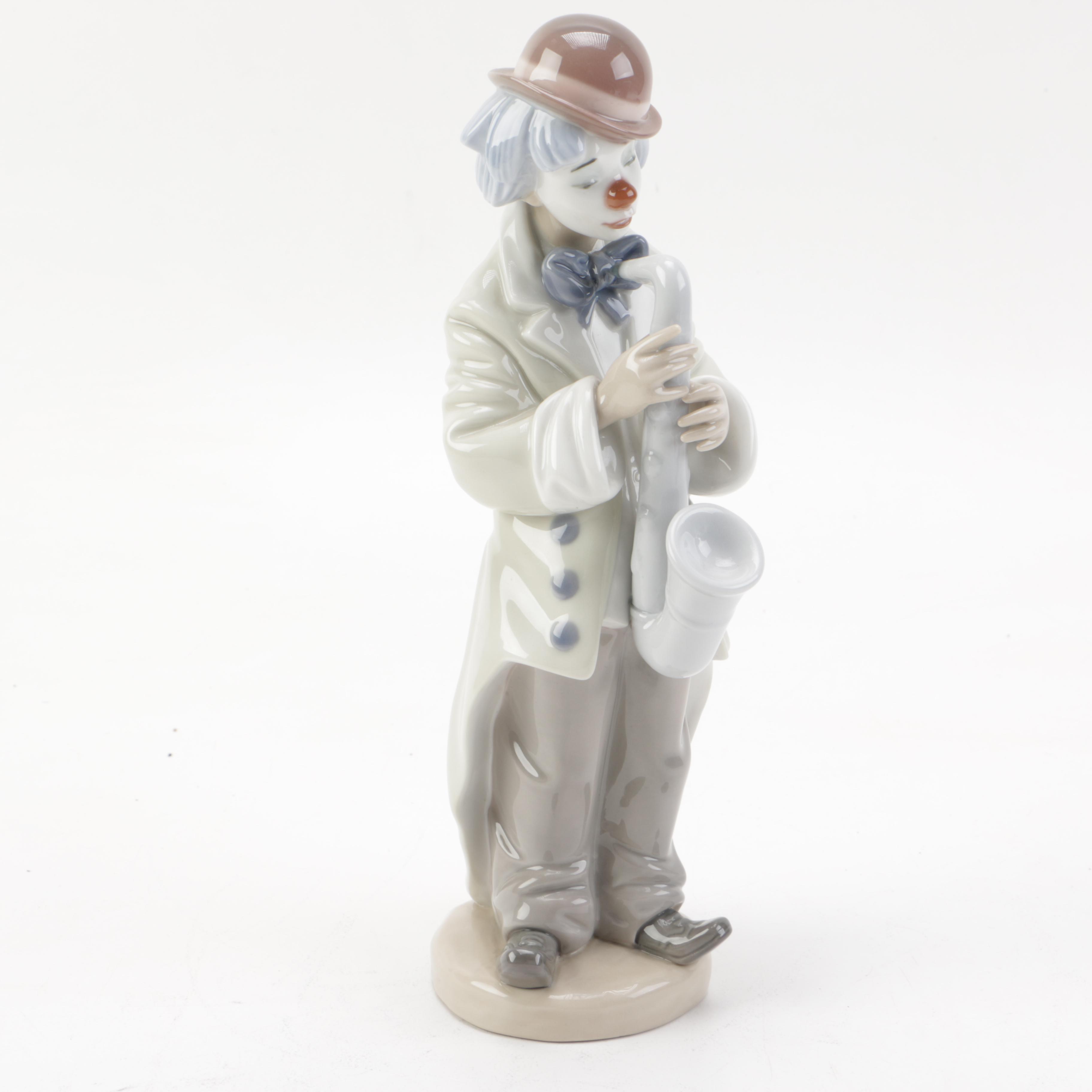 Lladró "Sad Sax" Porcelain Figurine