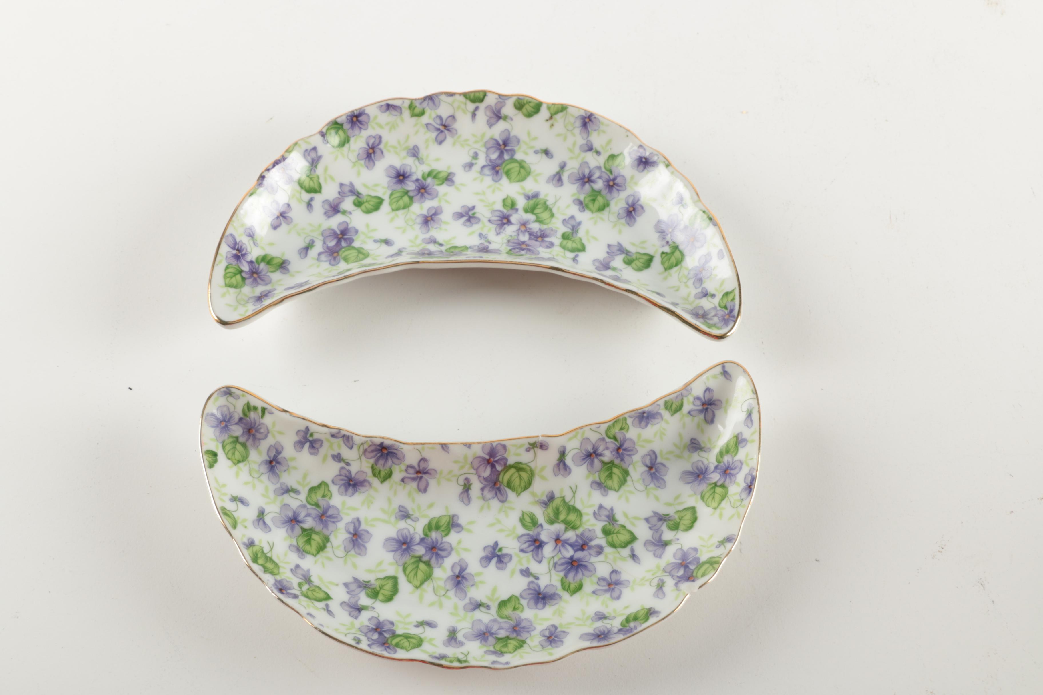 Lefton "Violet Chintz" Porcelain Set