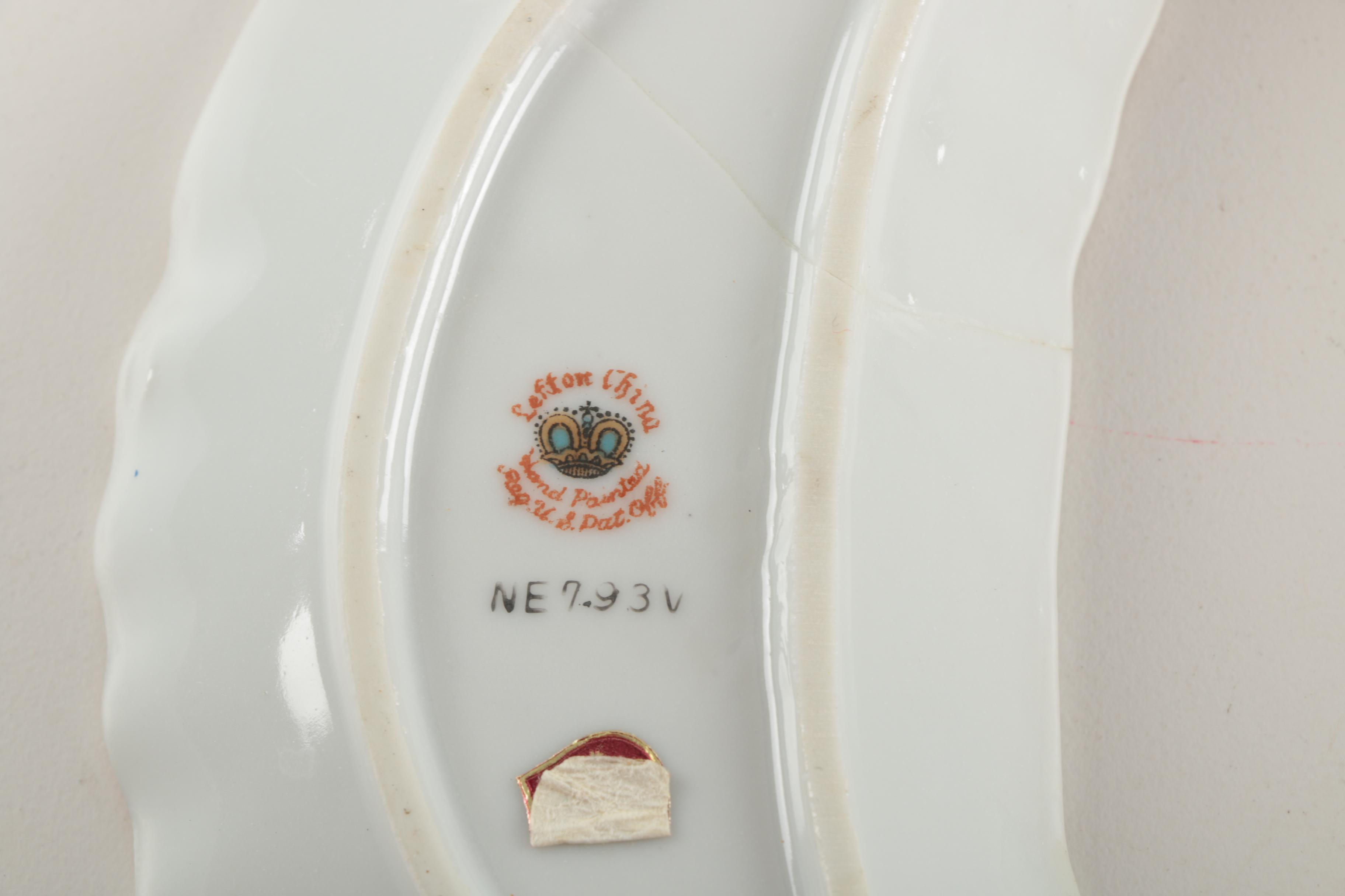 Lefton "Violet Chintz" Porcelain Set