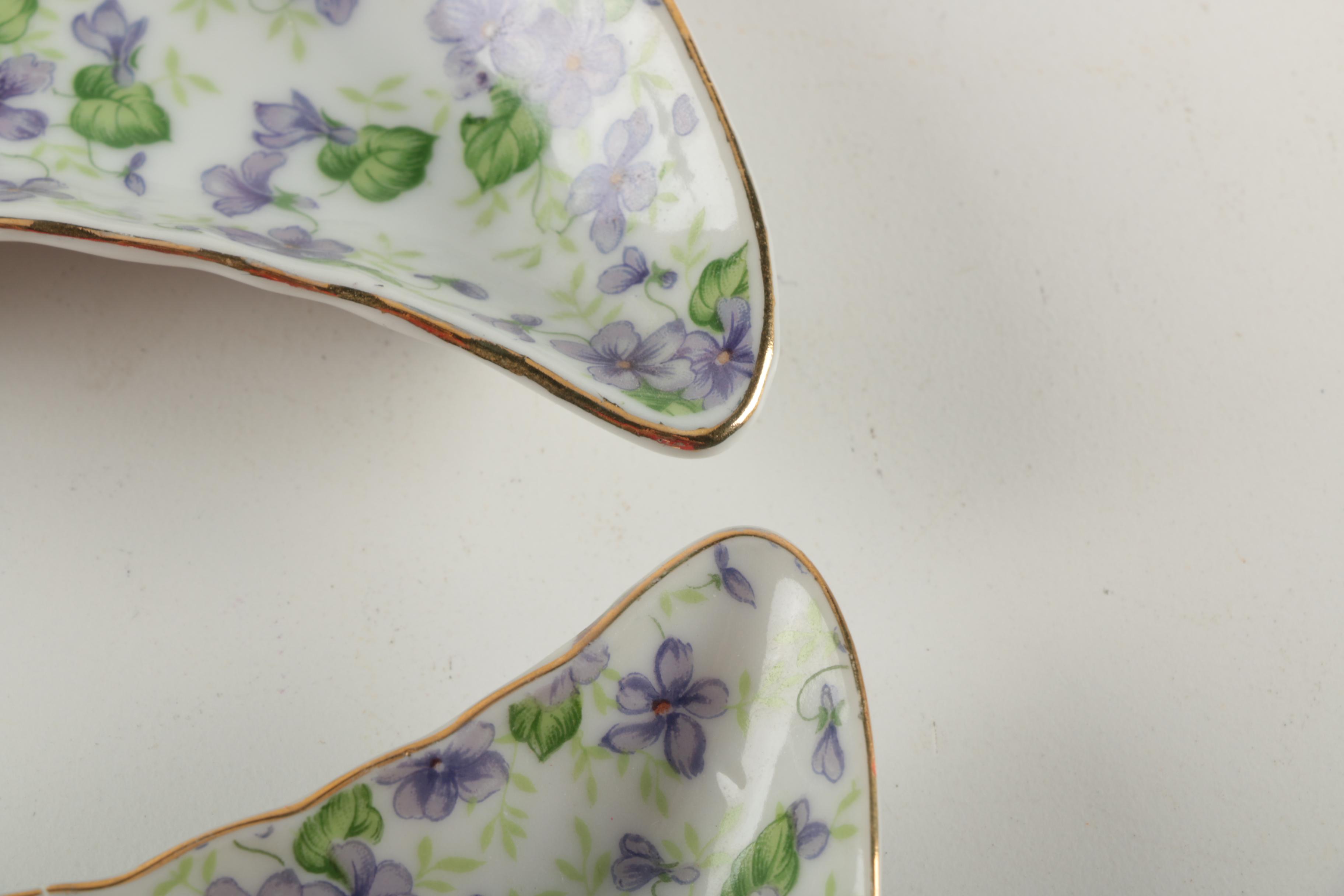 Lefton "Violet Chintz" Porcelain Set