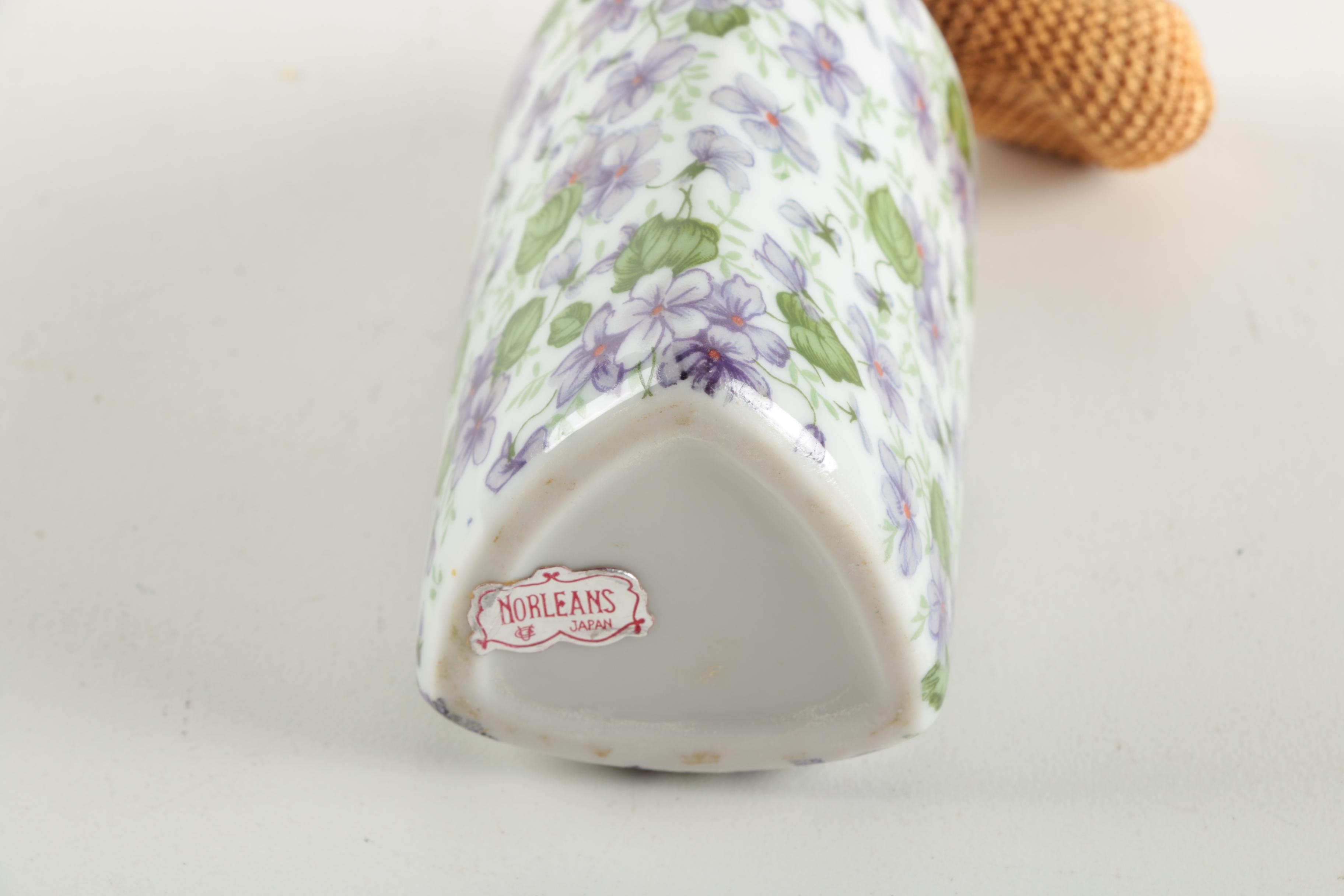 Lefton "Violet Chintz" Porcelain Set