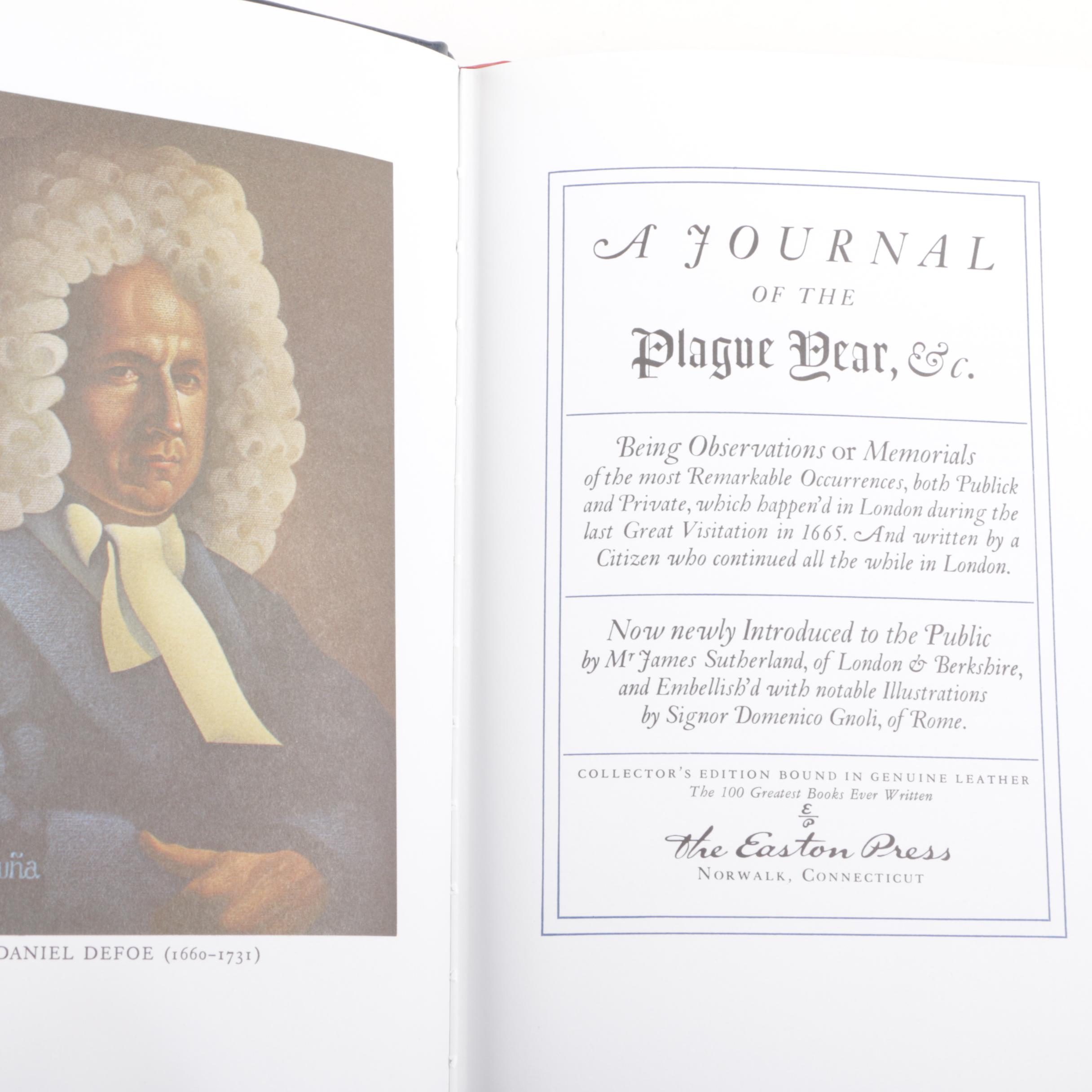 Easton Press Edition Novels from the "100 Greatest Books Ever Written" Series