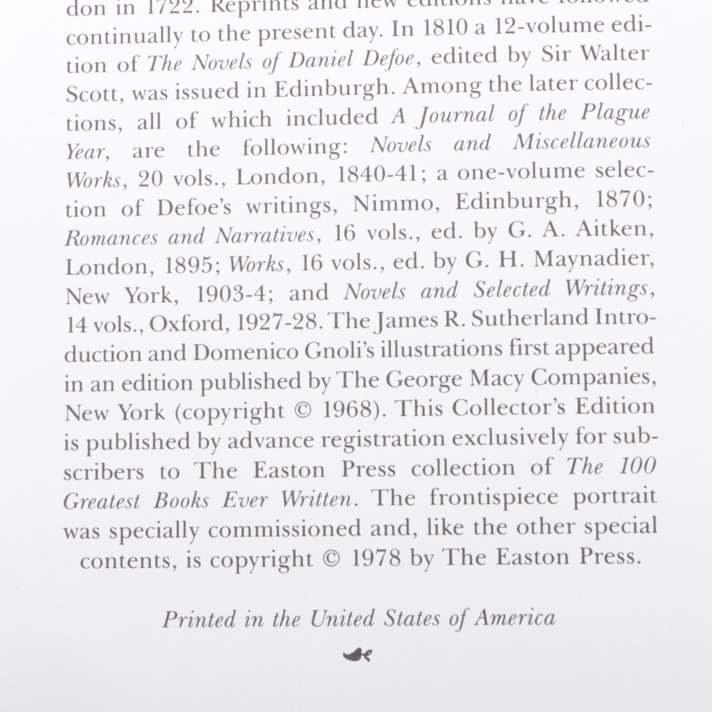 Easton Press Edition Novels from the "100 Greatest Books Ever Written" Series
