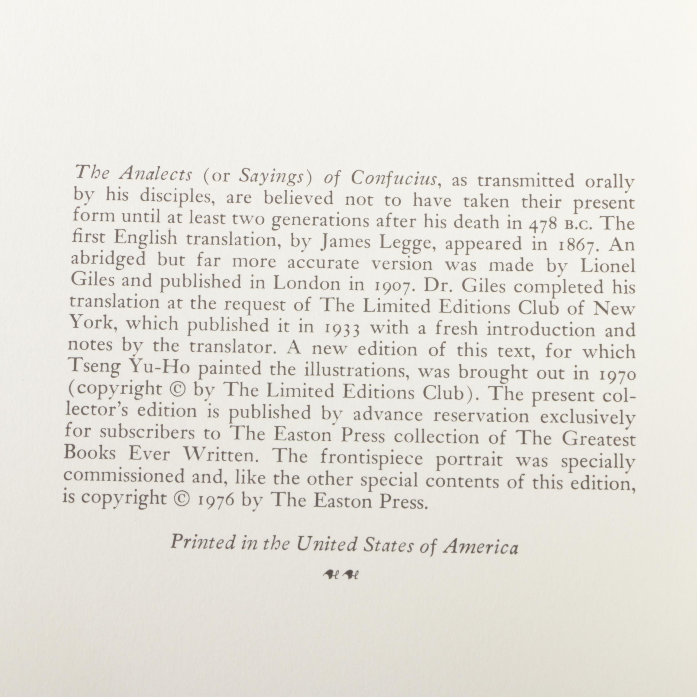 Easton Press Edition Novels from the "100 Greatest Books Ever Written" Series