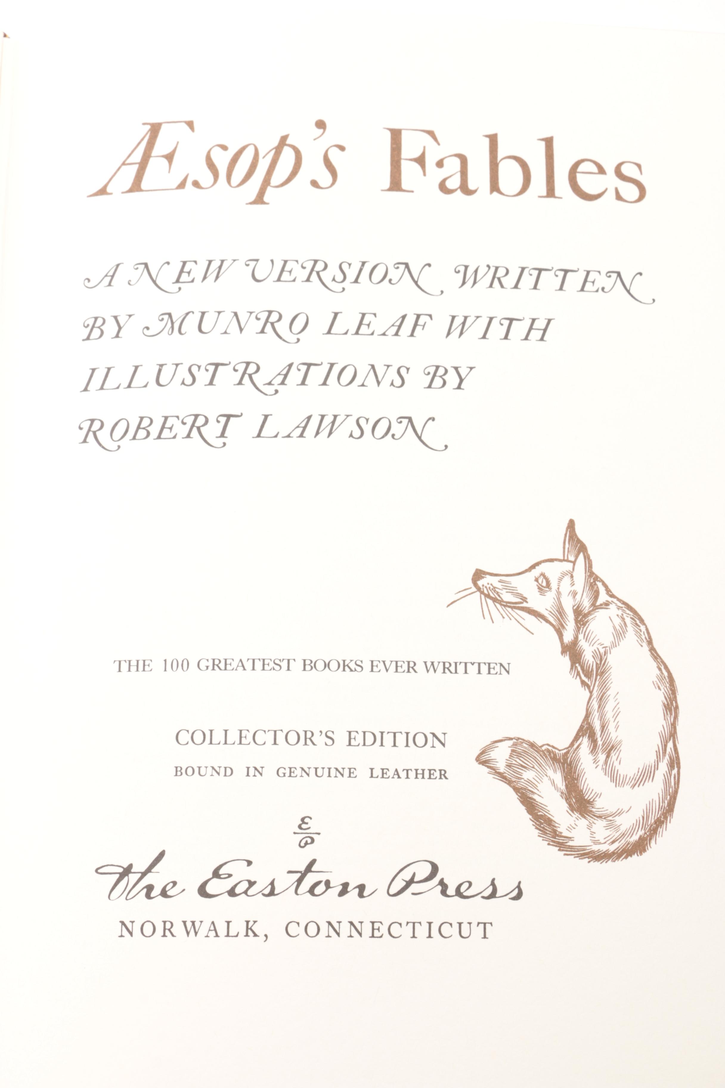 Easton Press Edition Novels from the "100 Greatest Books Ever Written" Series
