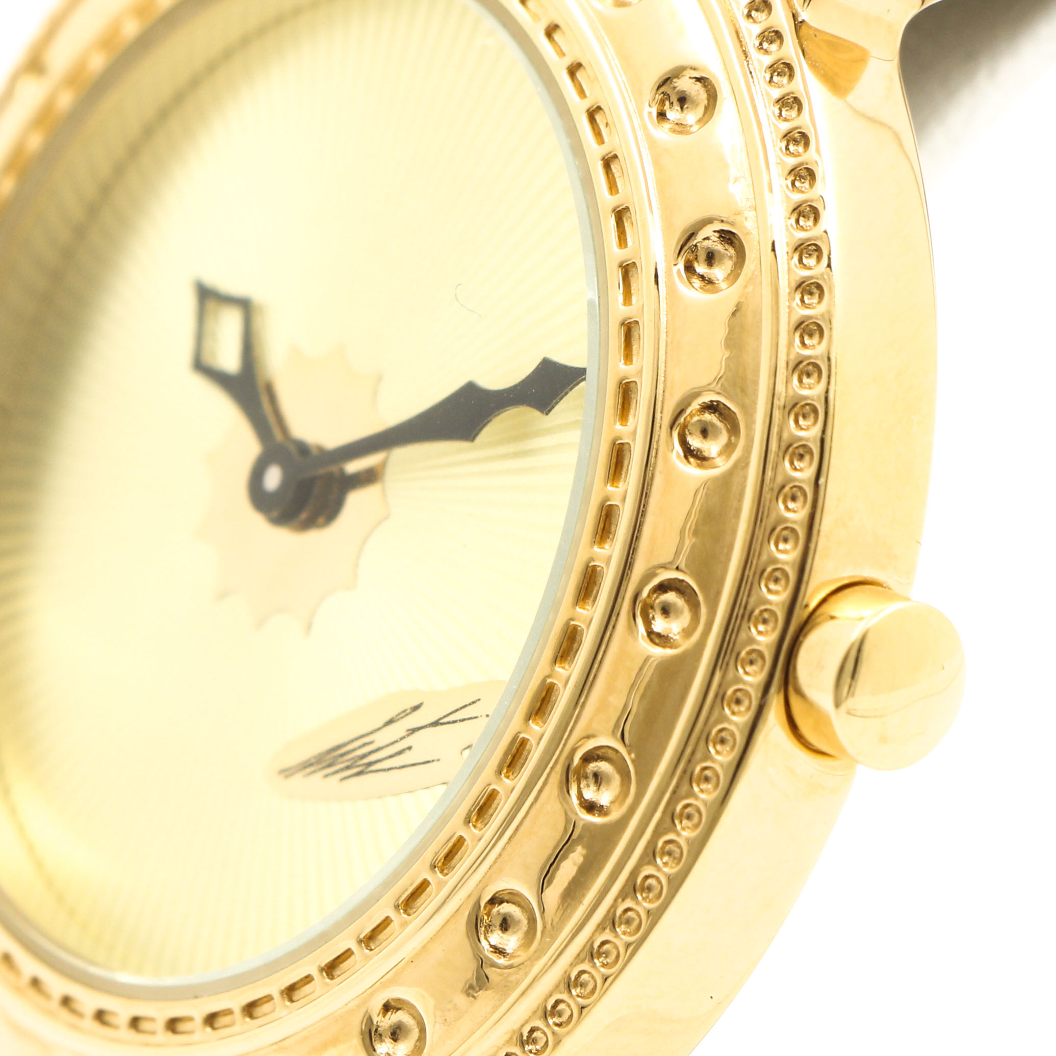 Erté Yellow Gold Plate Stainless Steel Watch