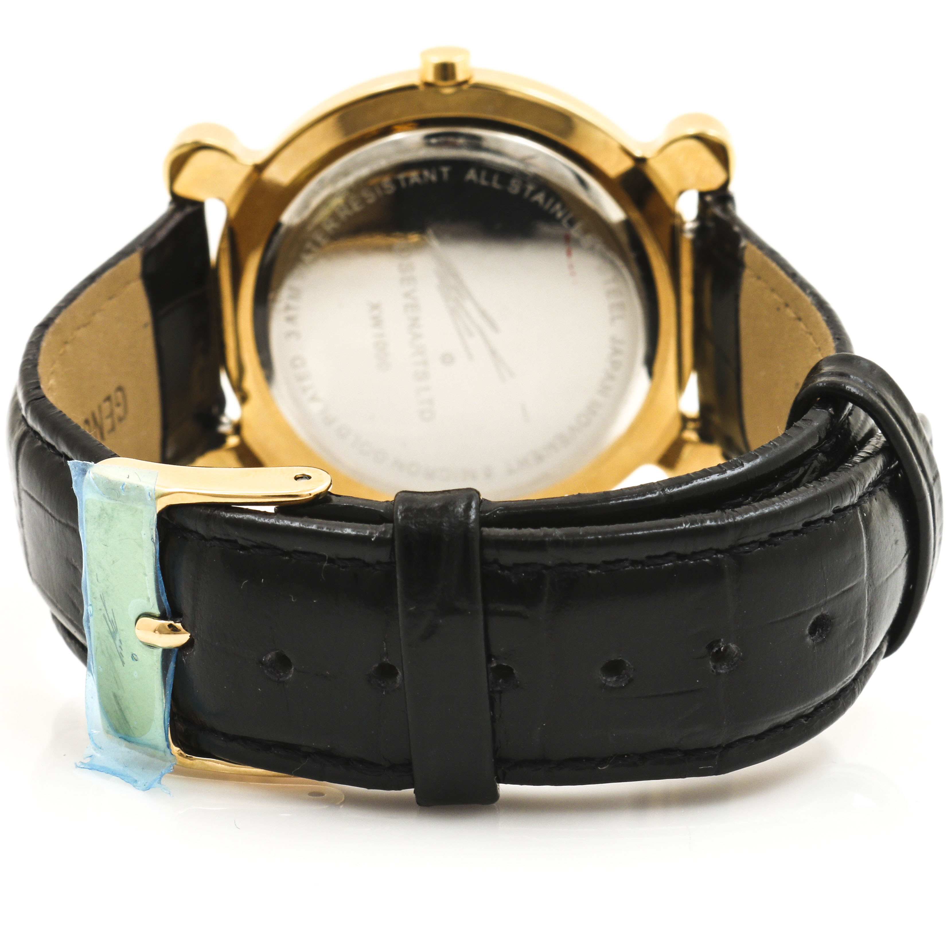 Erté Yellow Gold Plate Stainless Steel Watch