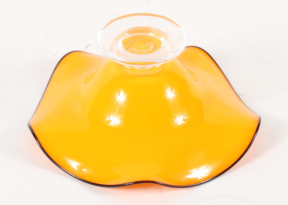 Art Glass Compote