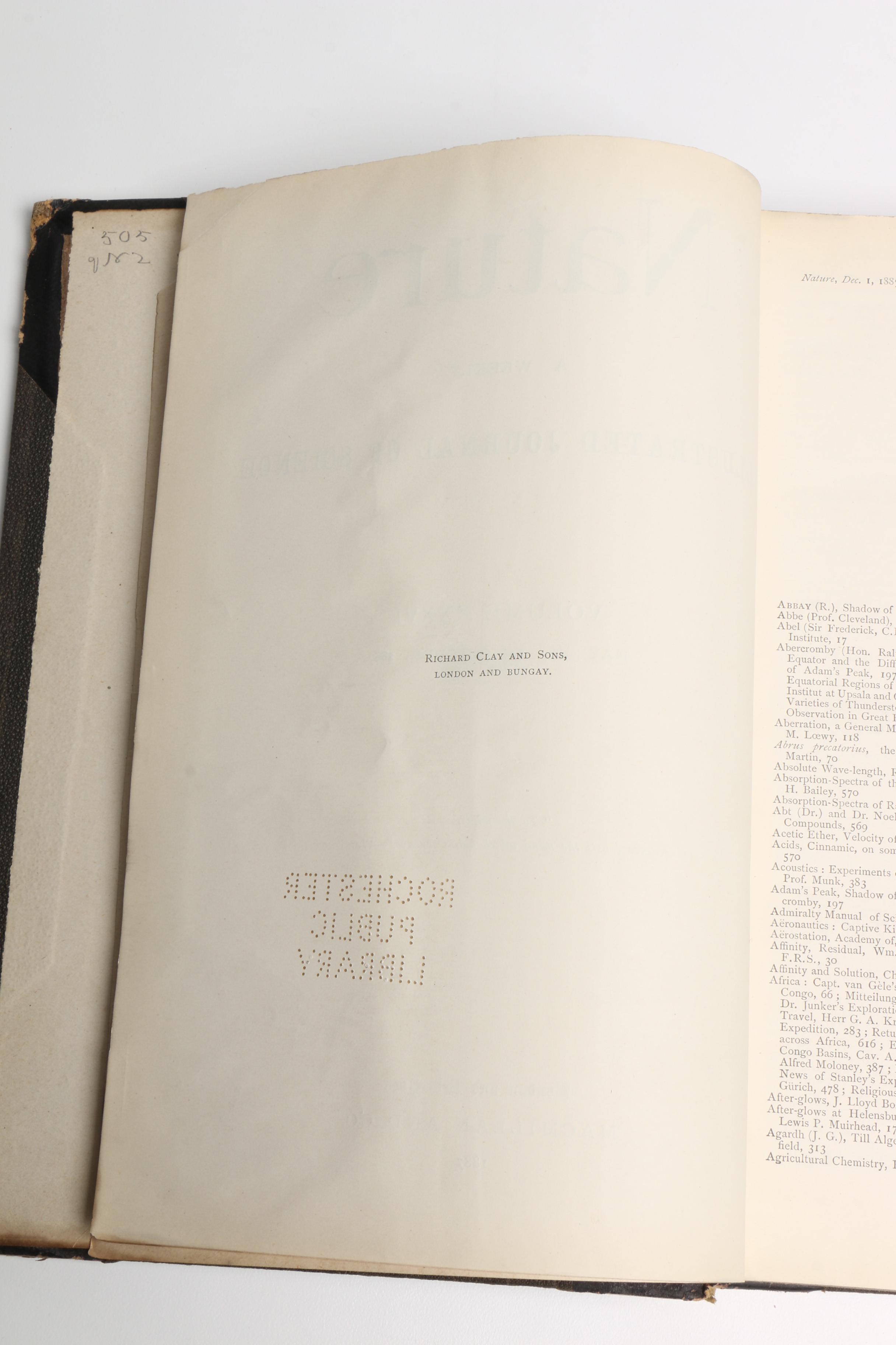 Collection of Antique Books