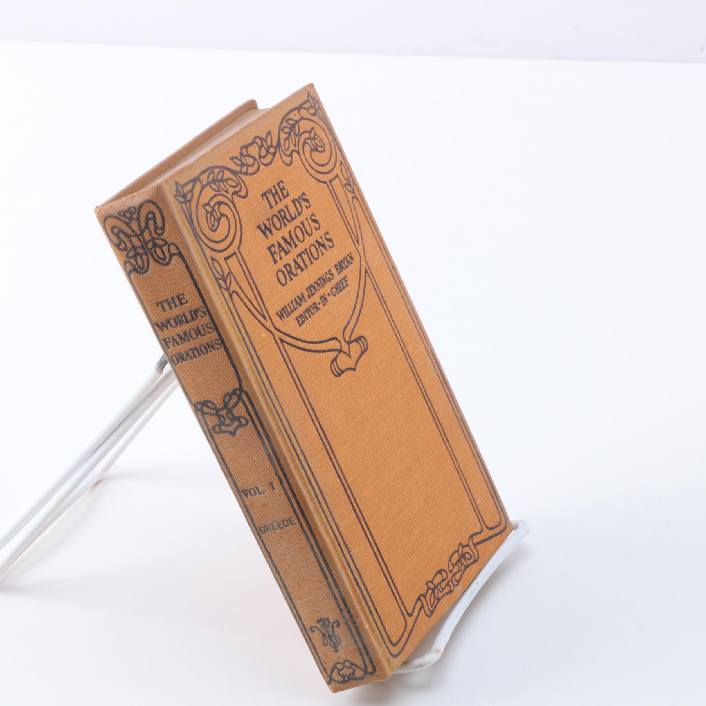 Complete Set of "The World's Famous Orations"