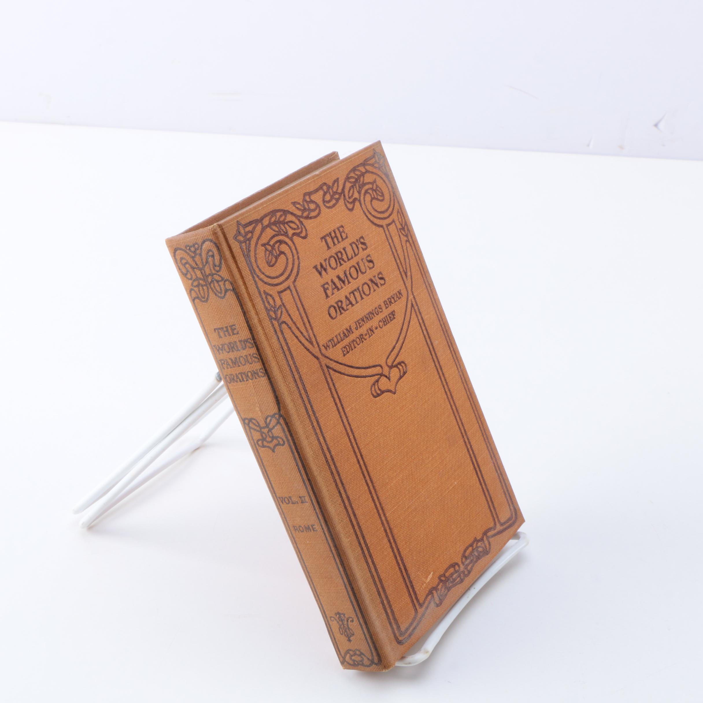 Complete Set of "The World's Famous Orations"