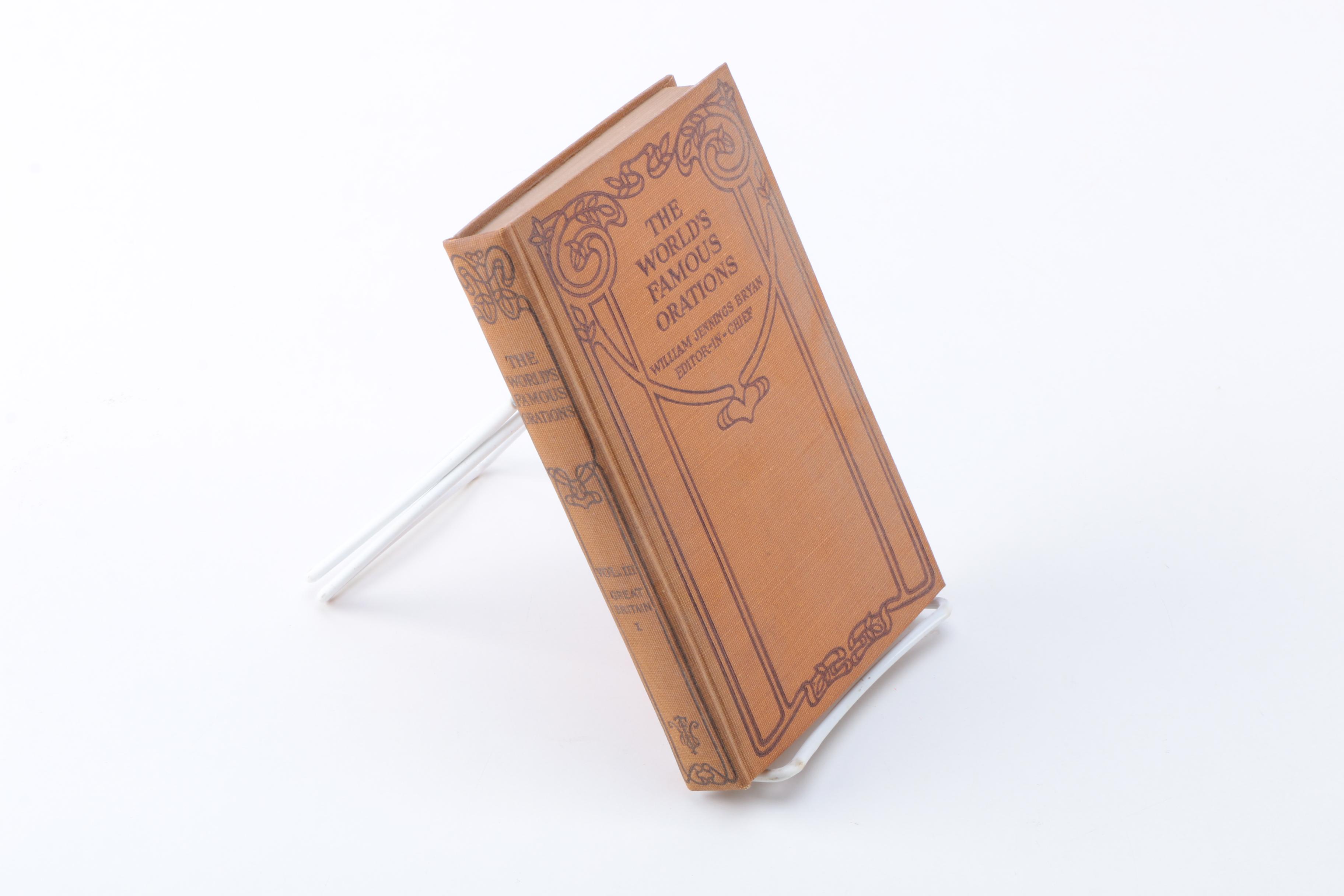 Complete Set of "The World's Famous Orations"