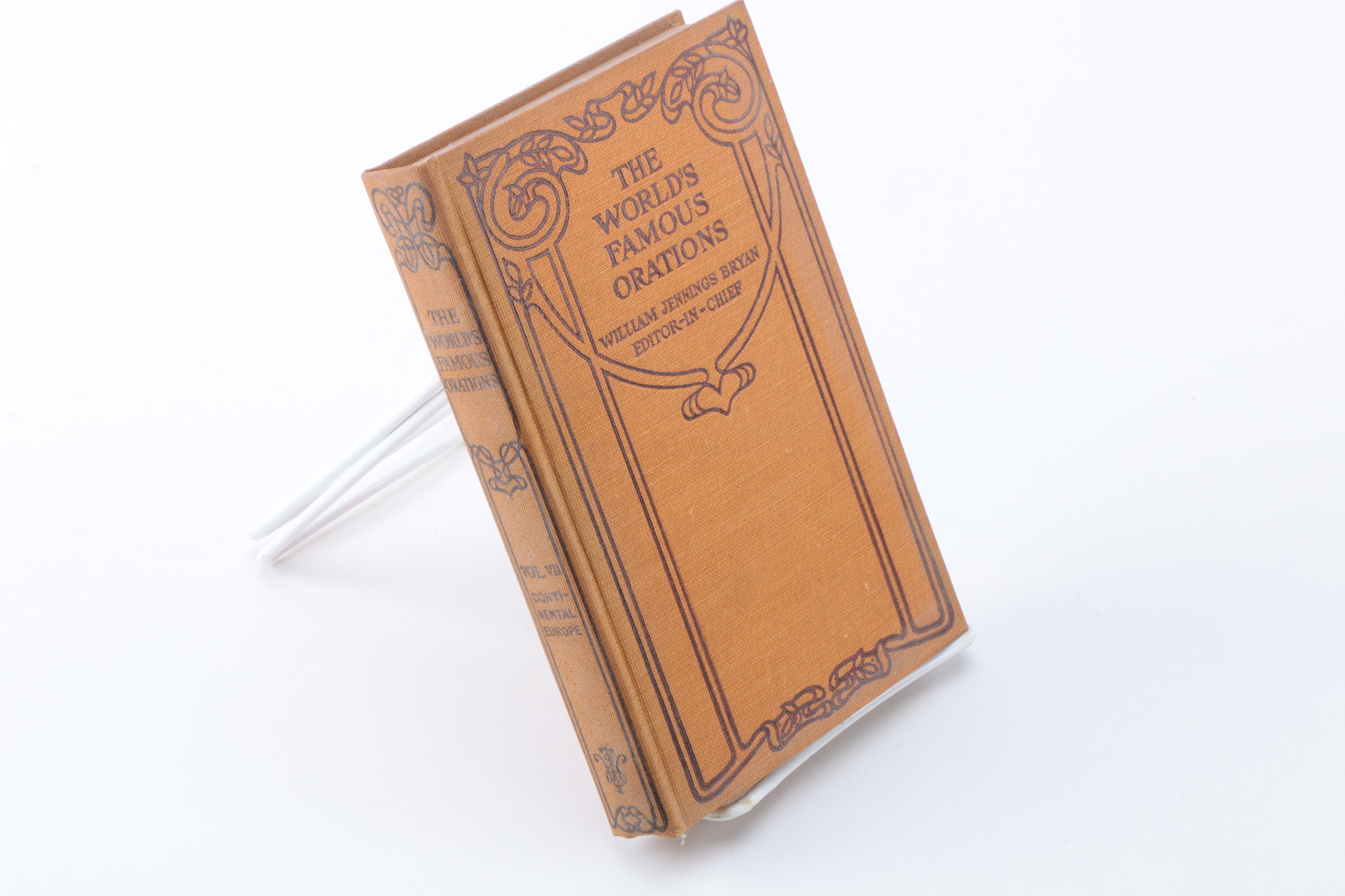 Complete Set of "The World's Famous Orations"