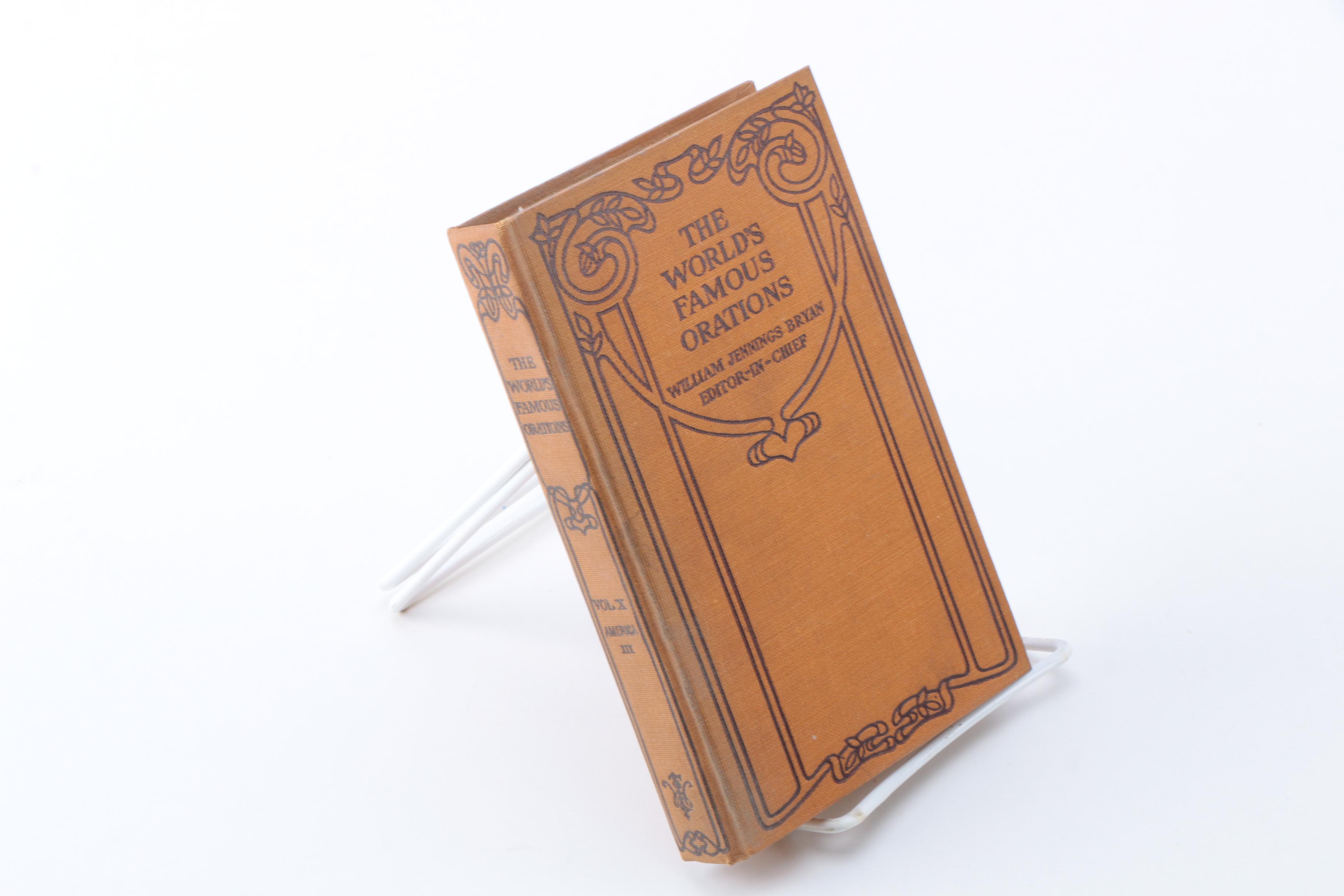 Complete Set of "The World's Famous Orations"