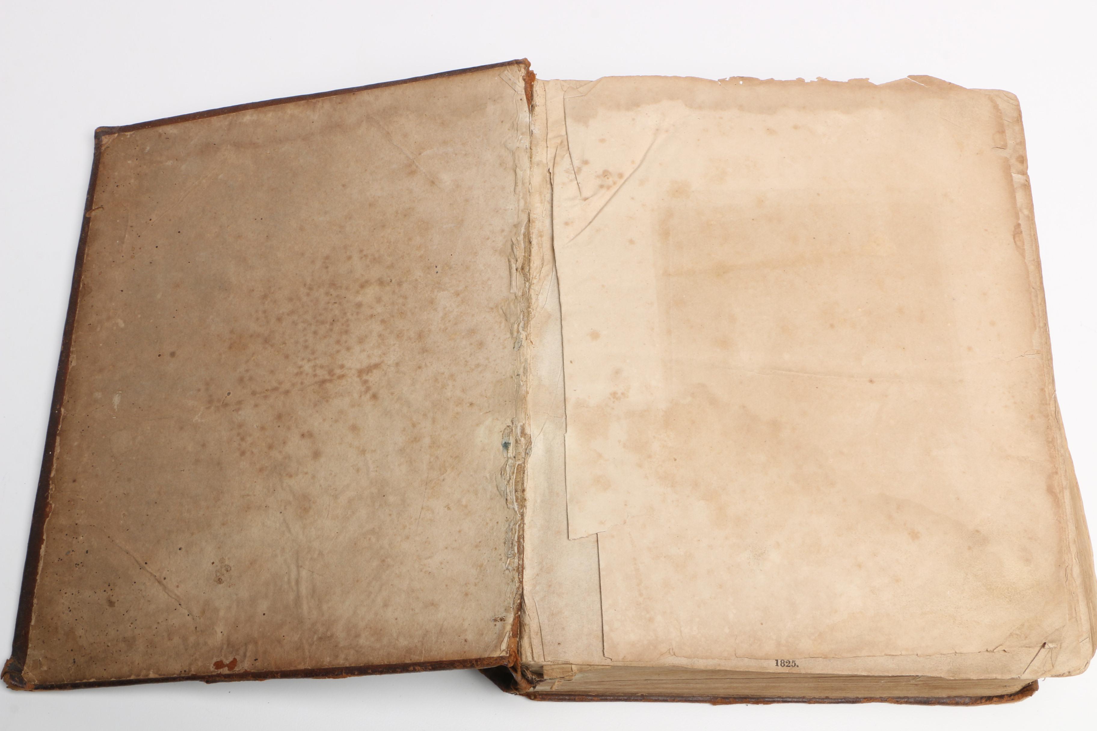 Antique Leather Bound Holy Bible