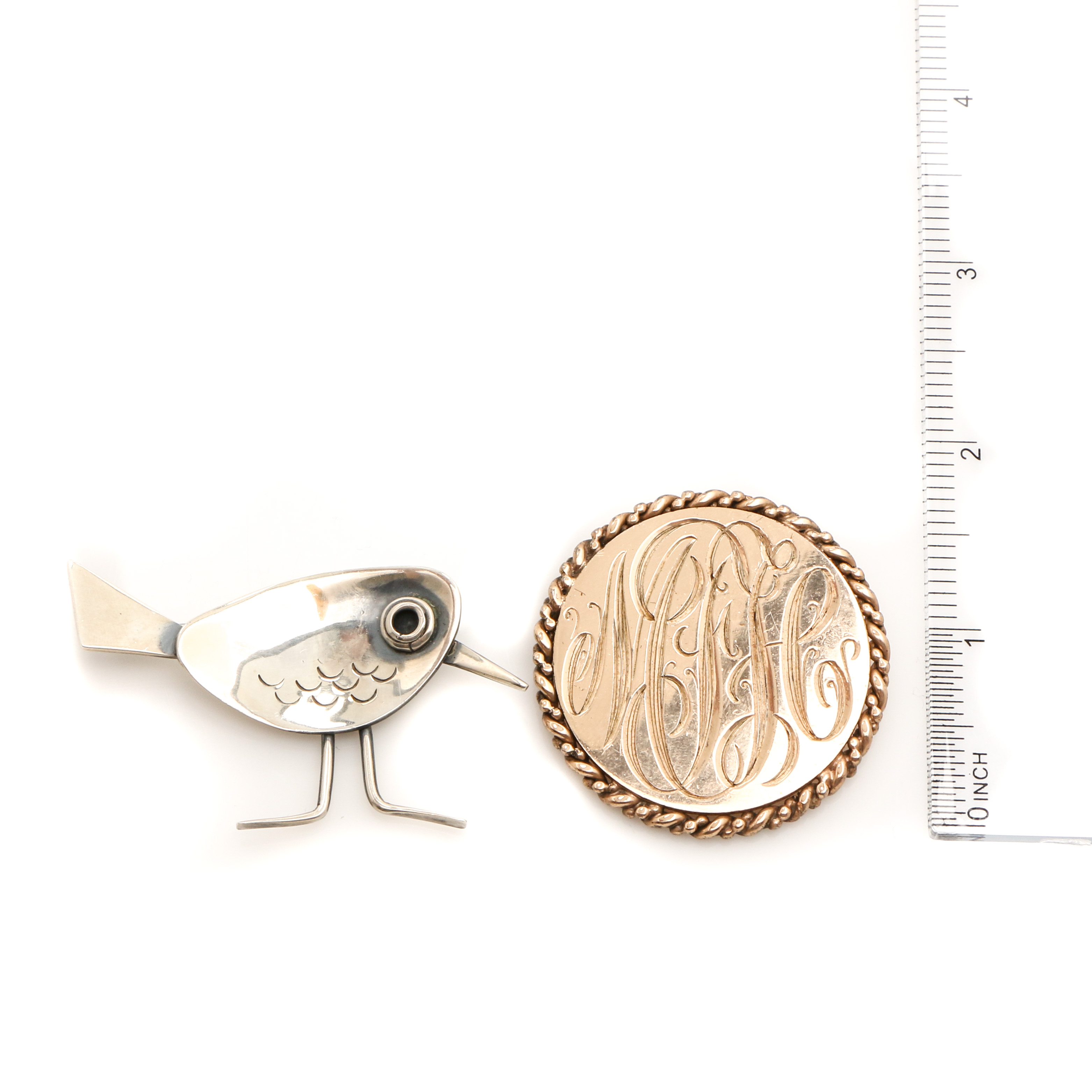 Sterling Silver Brooches Including Frances Holmes Boothby