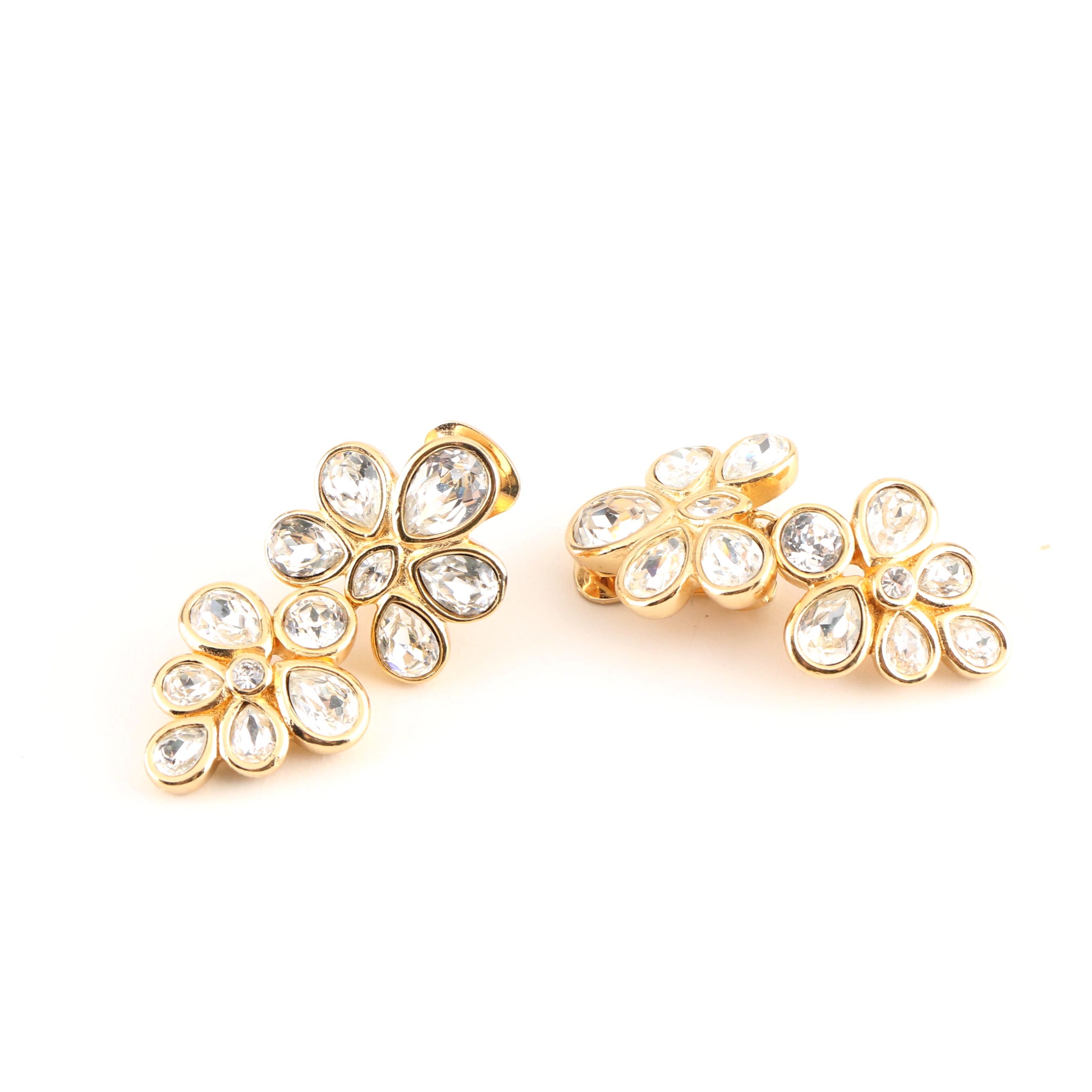 Christian Dior Clip On Earrings