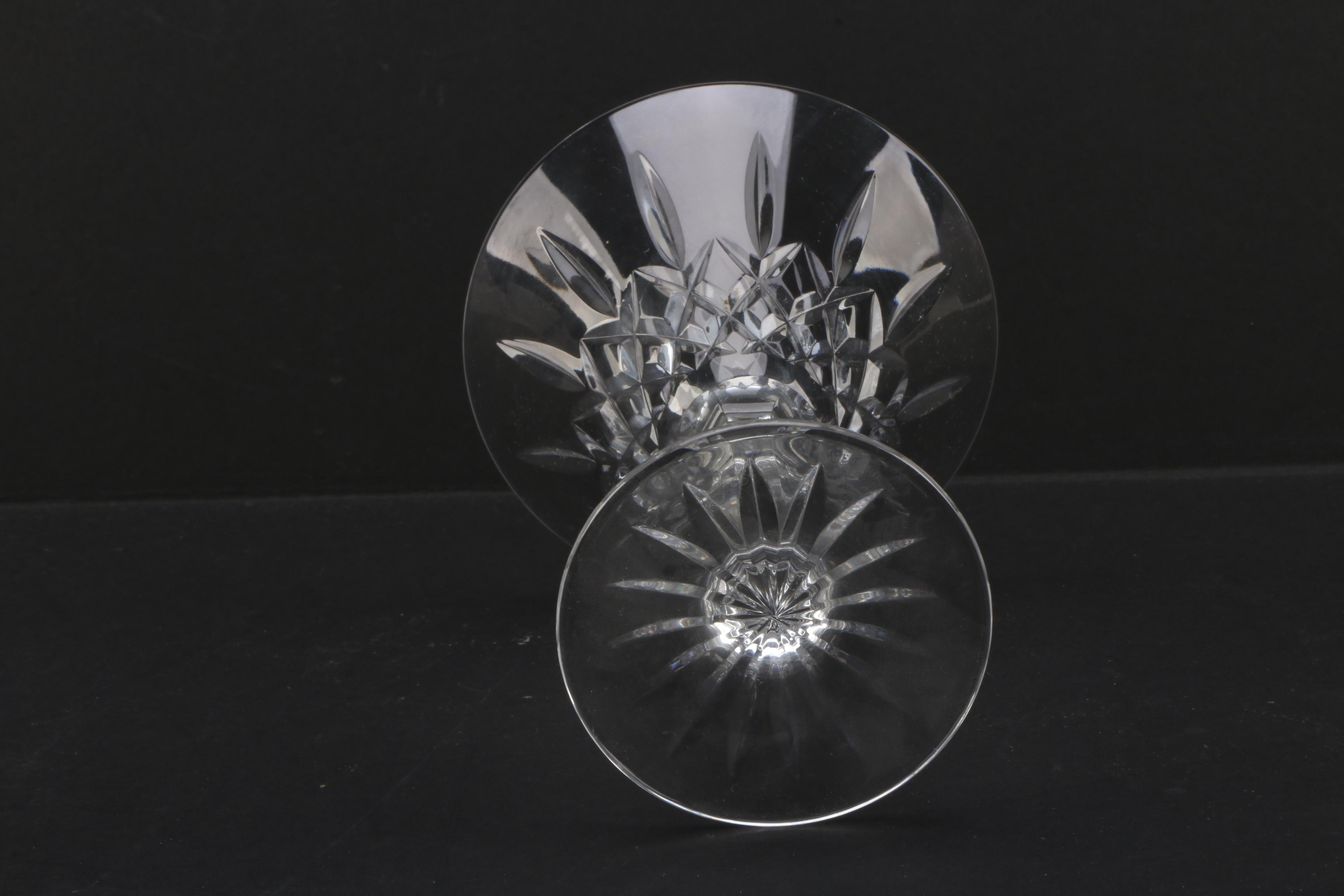 Waterford Crystal "Lismore" Martini Glasses