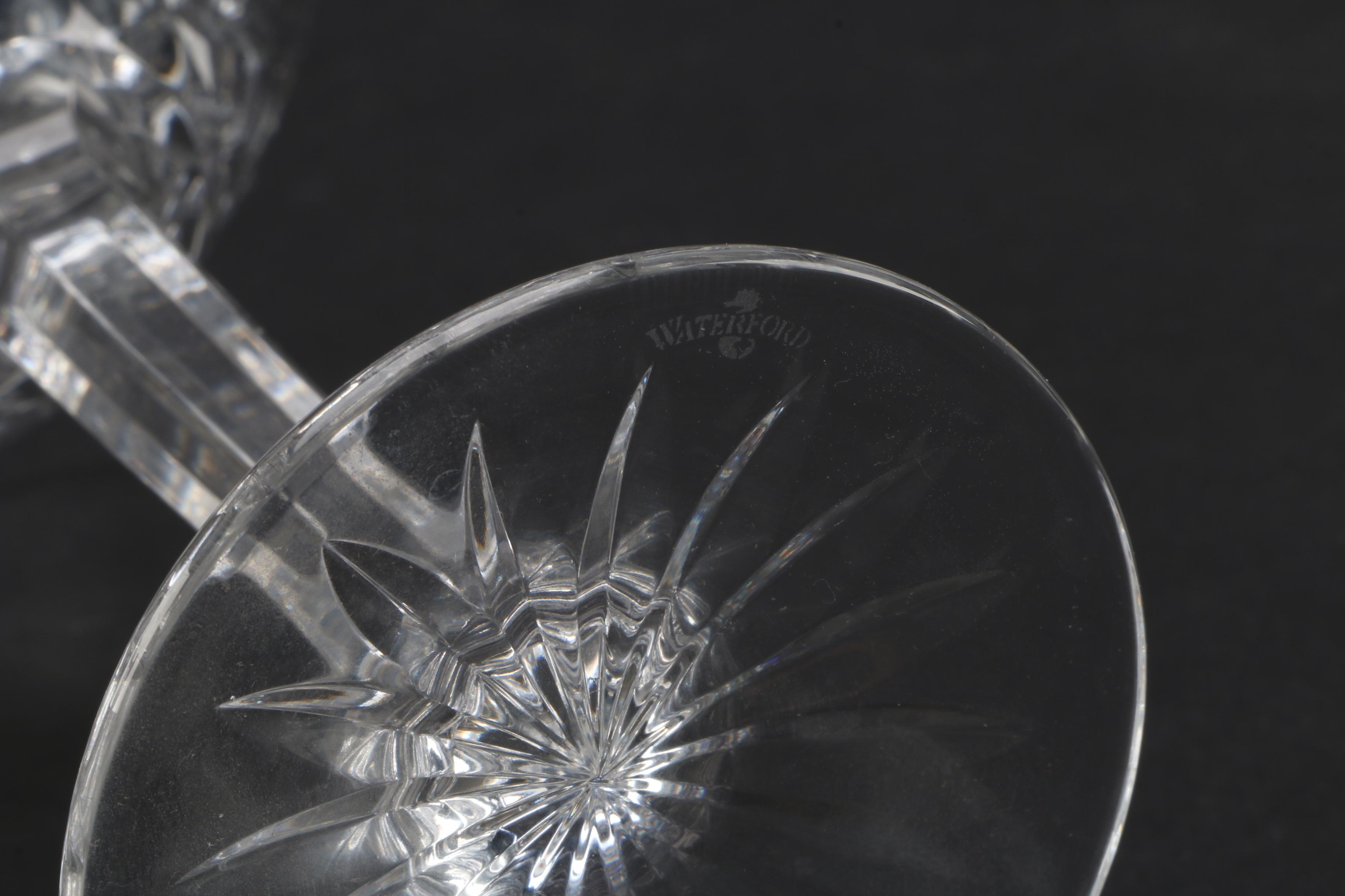 Waterford Crystal "Lismore" Martini Glasses