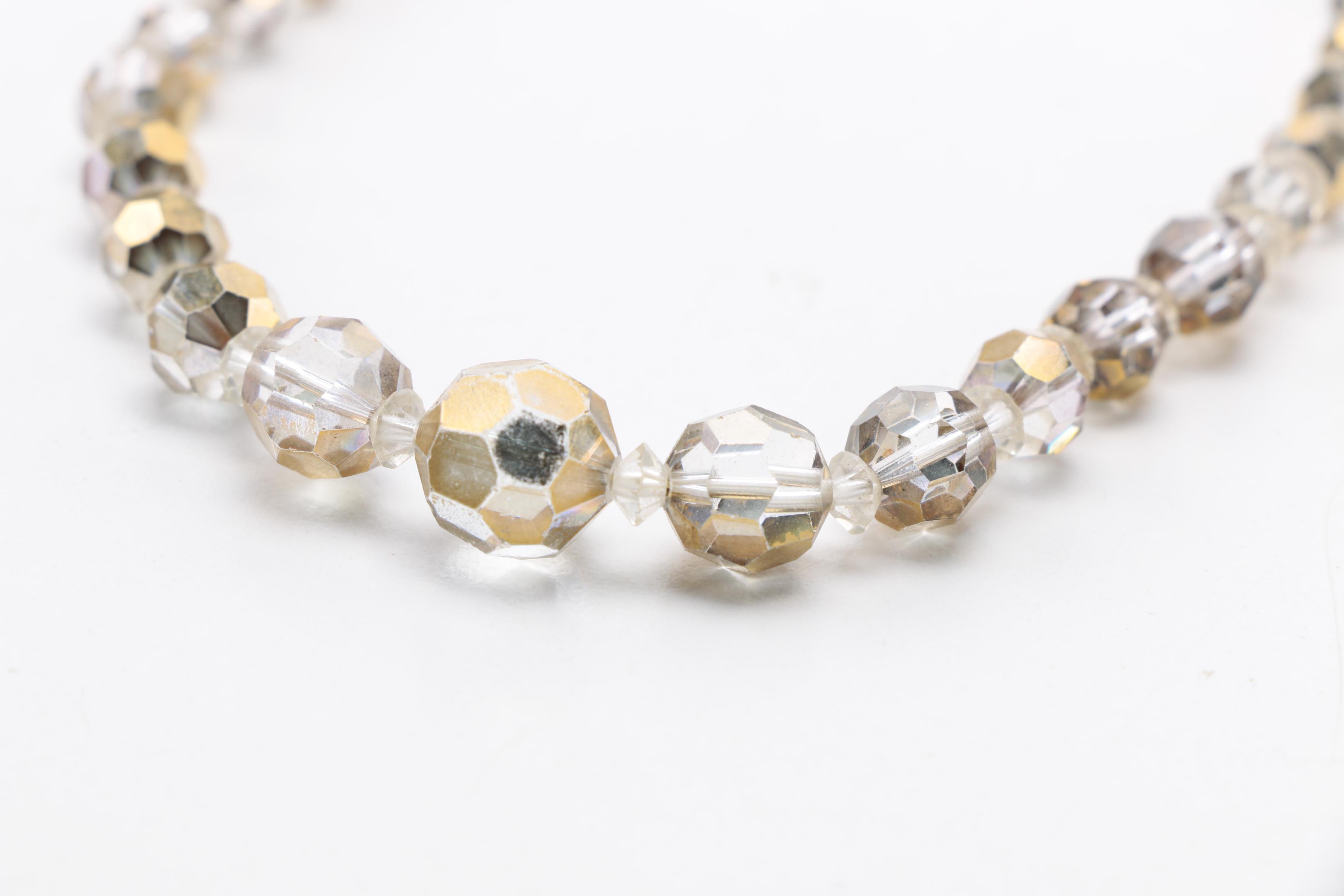 Vintage Aurora Borealis Necklaces and Earrings