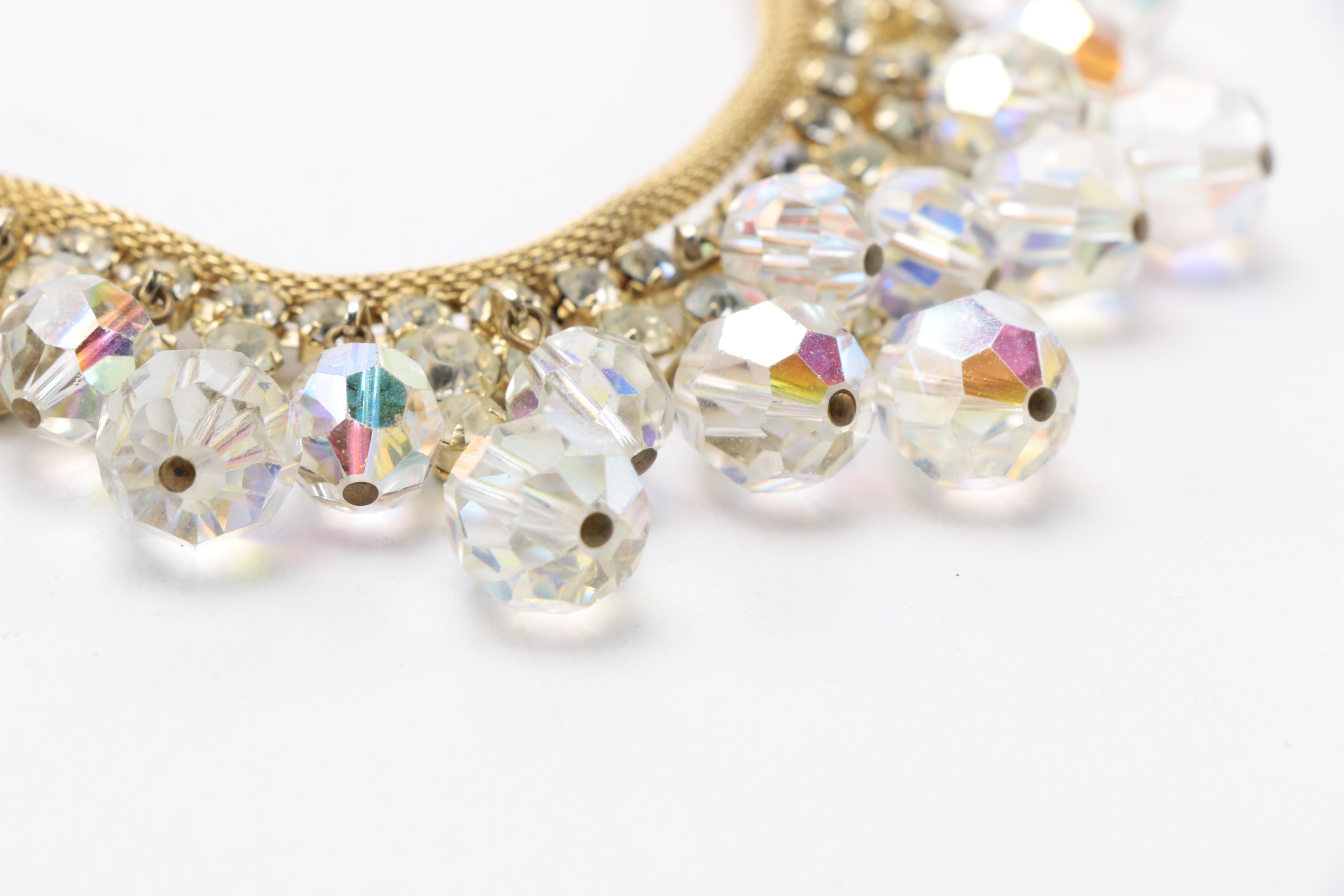 Vintage Aurora Borealis Necklaces and Earrings