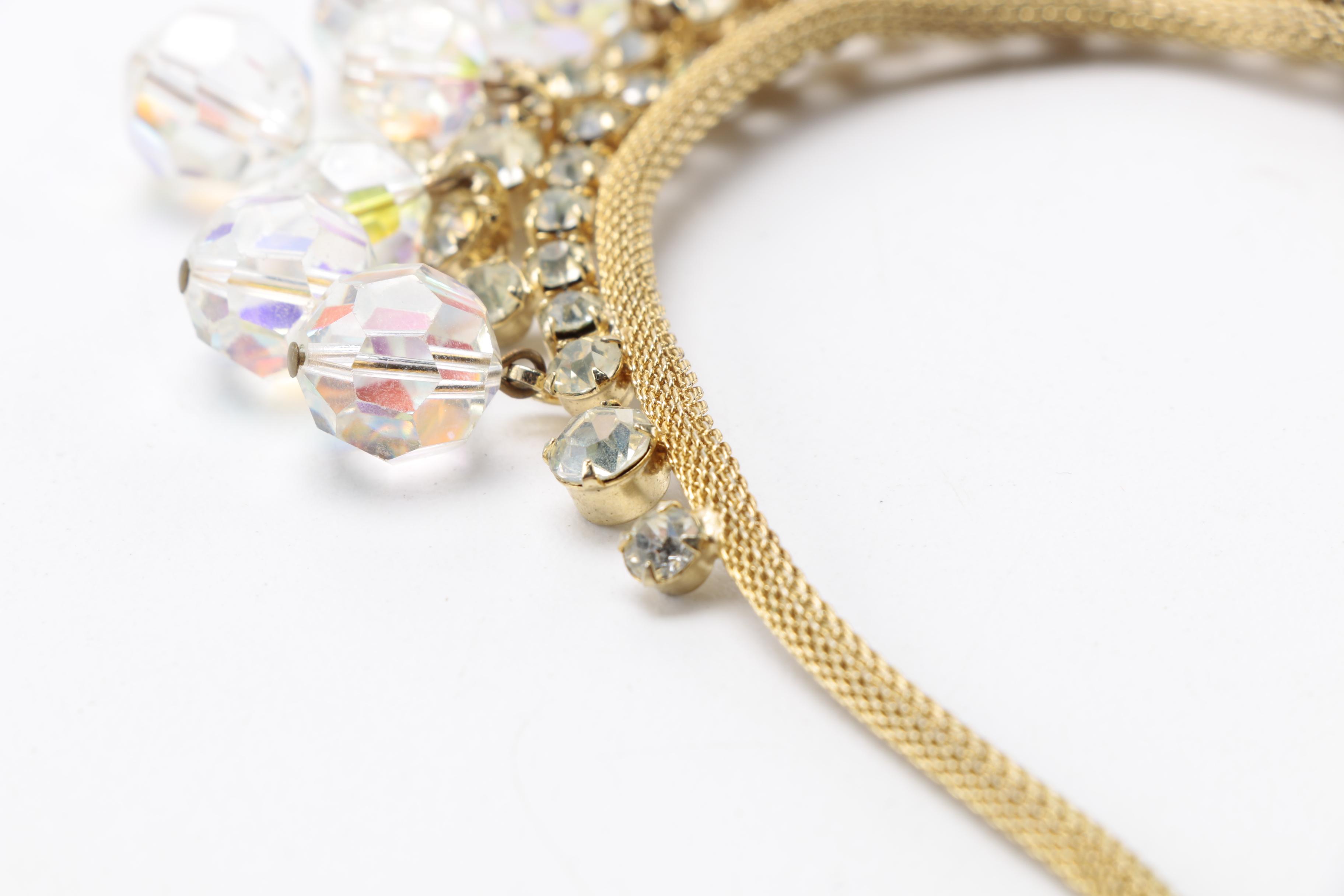 Vintage Aurora Borealis Necklaces and Earrings