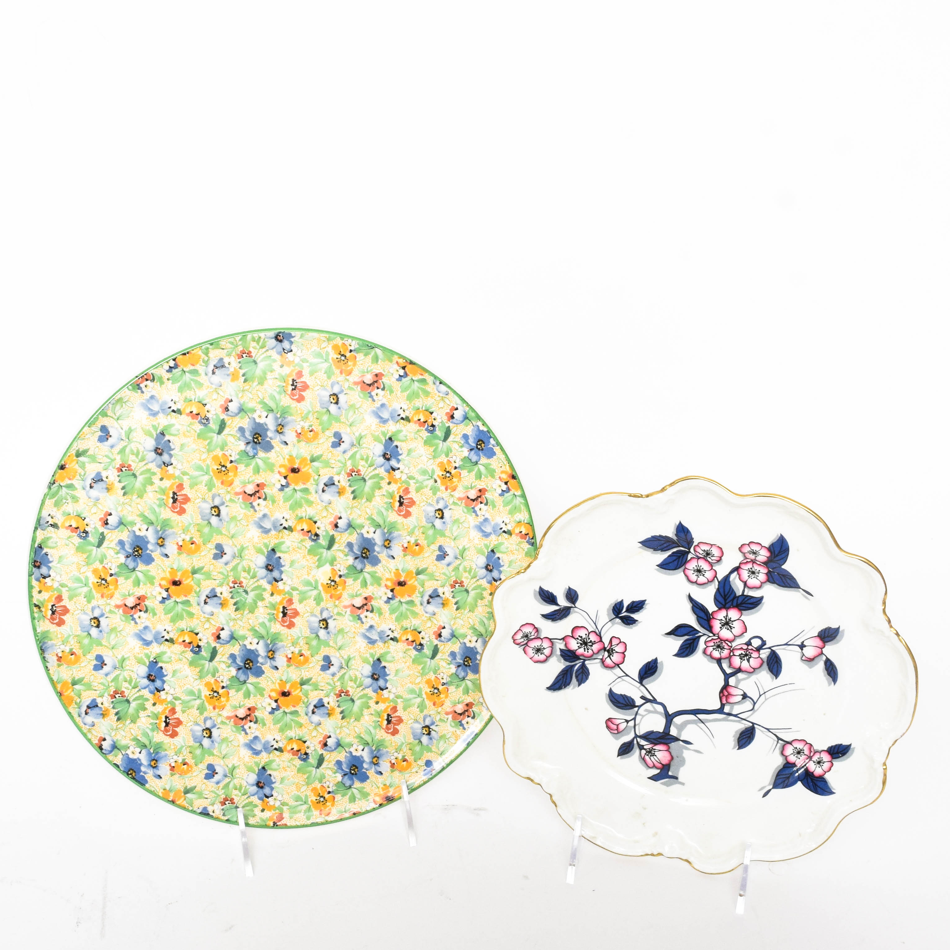 Vintage Floral Plates with Barker Bros. Ltd.
