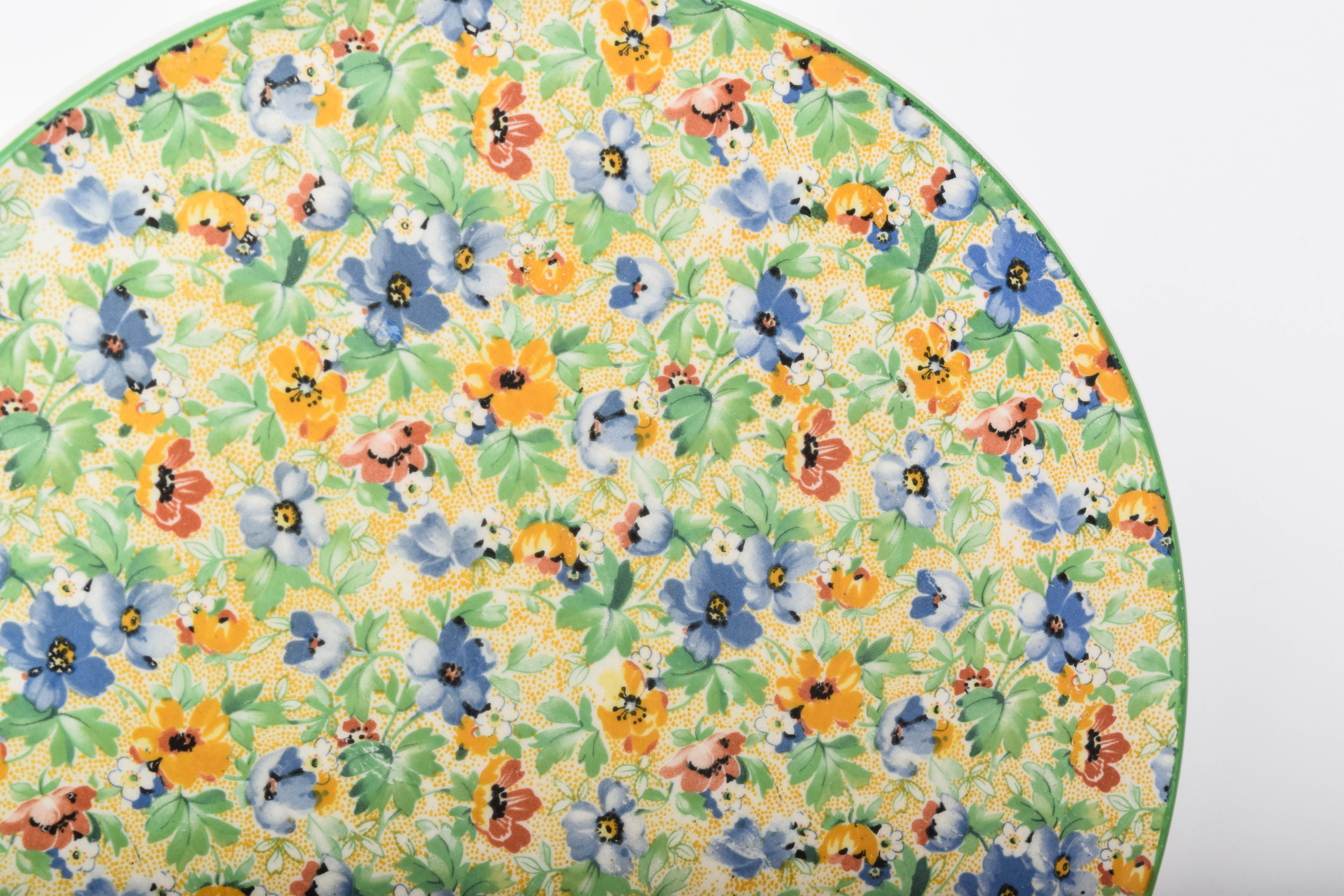 Vintage Floral Plates with Barker Bros. Ltd.