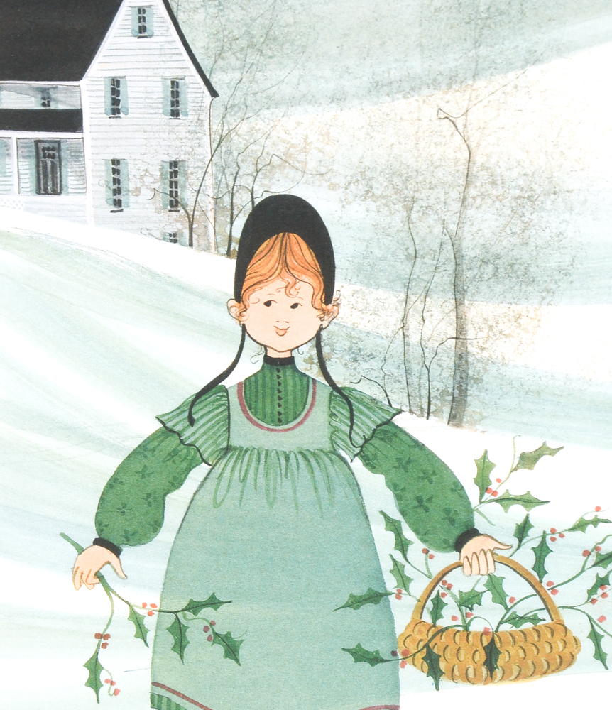 P. Buckley Moss Signed Limited Edition Offset Lithograph