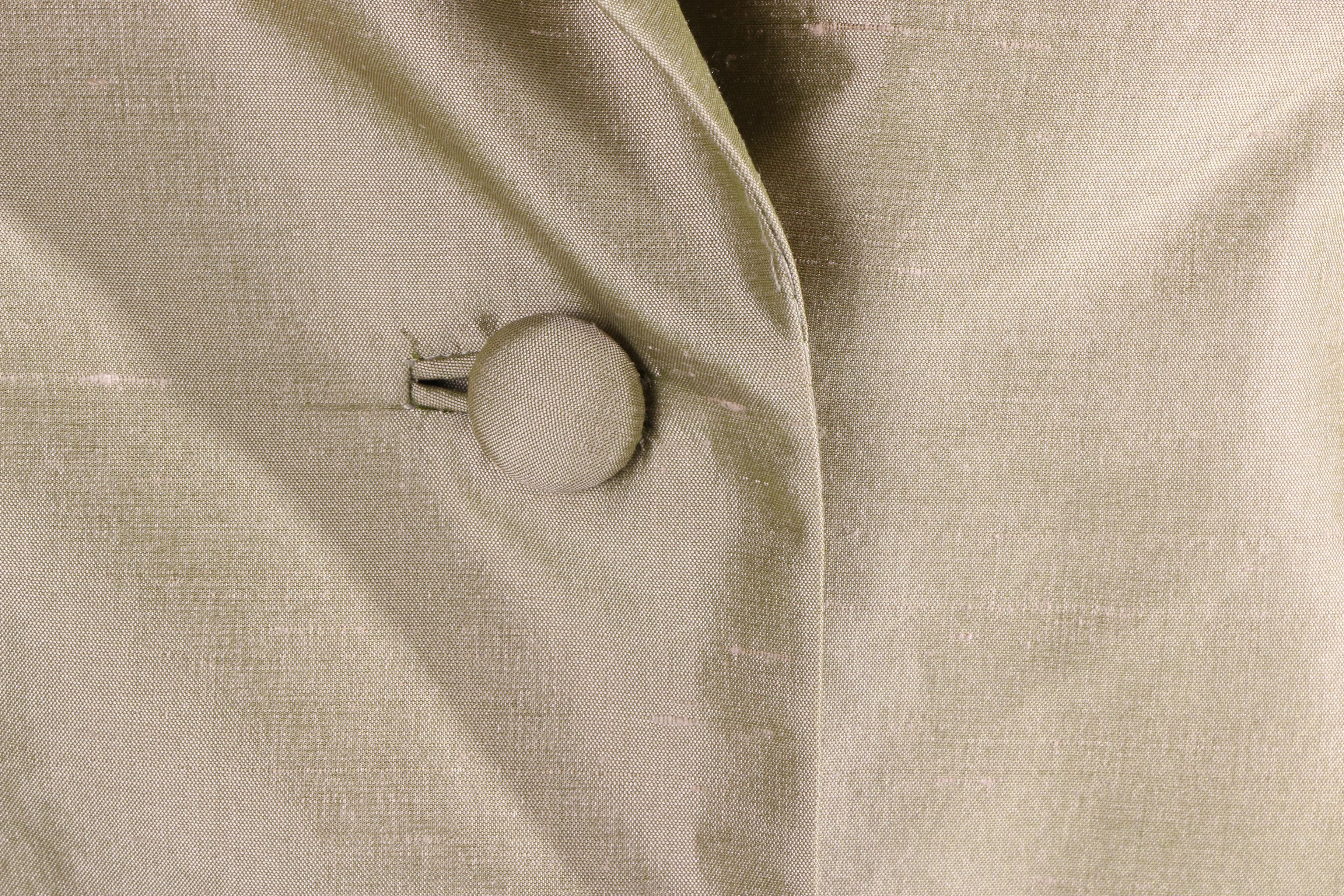 Vintage Patricia Rhodes Couture Silk Suit