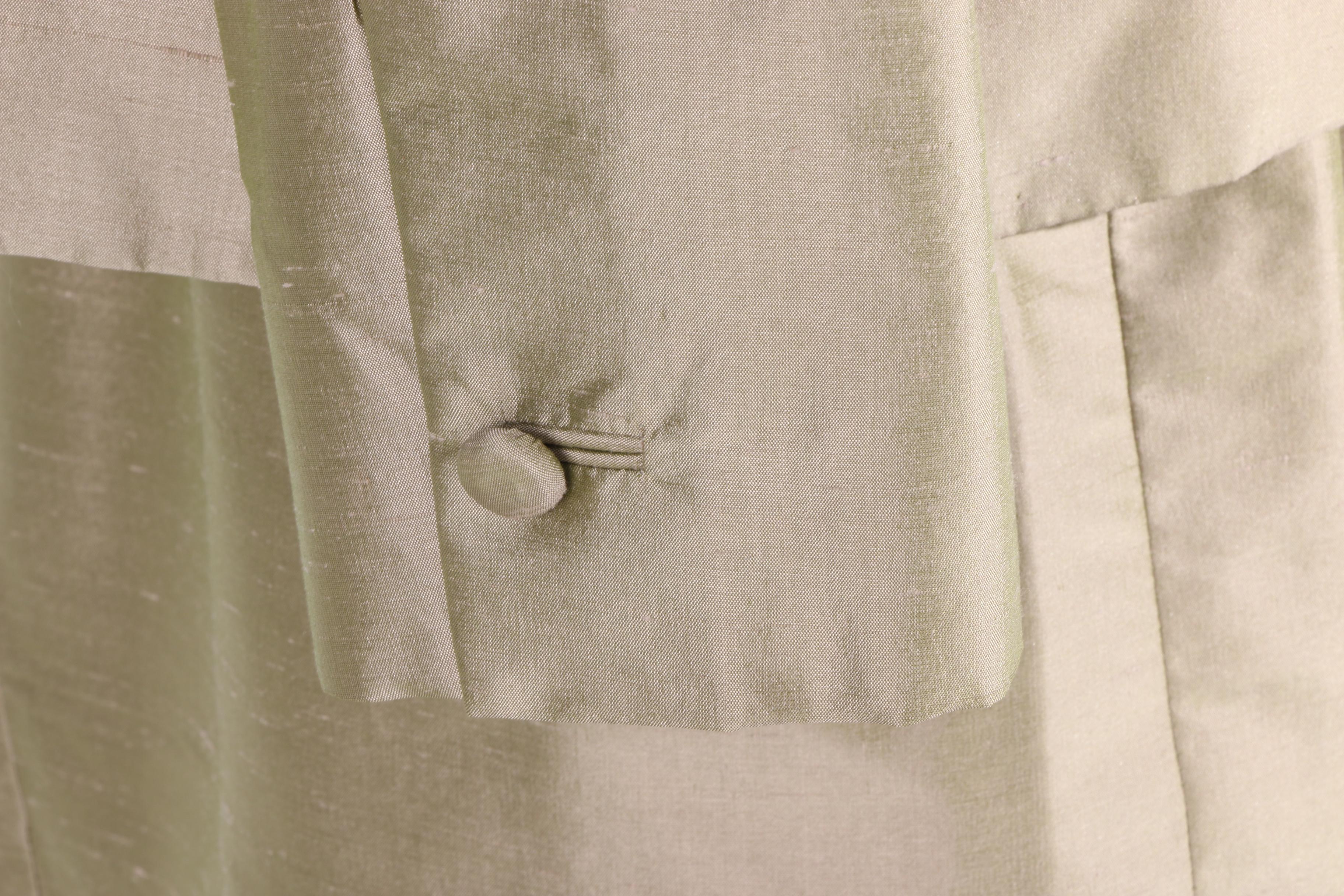 Vintage Patricia Rhodes Couture Silk Suit