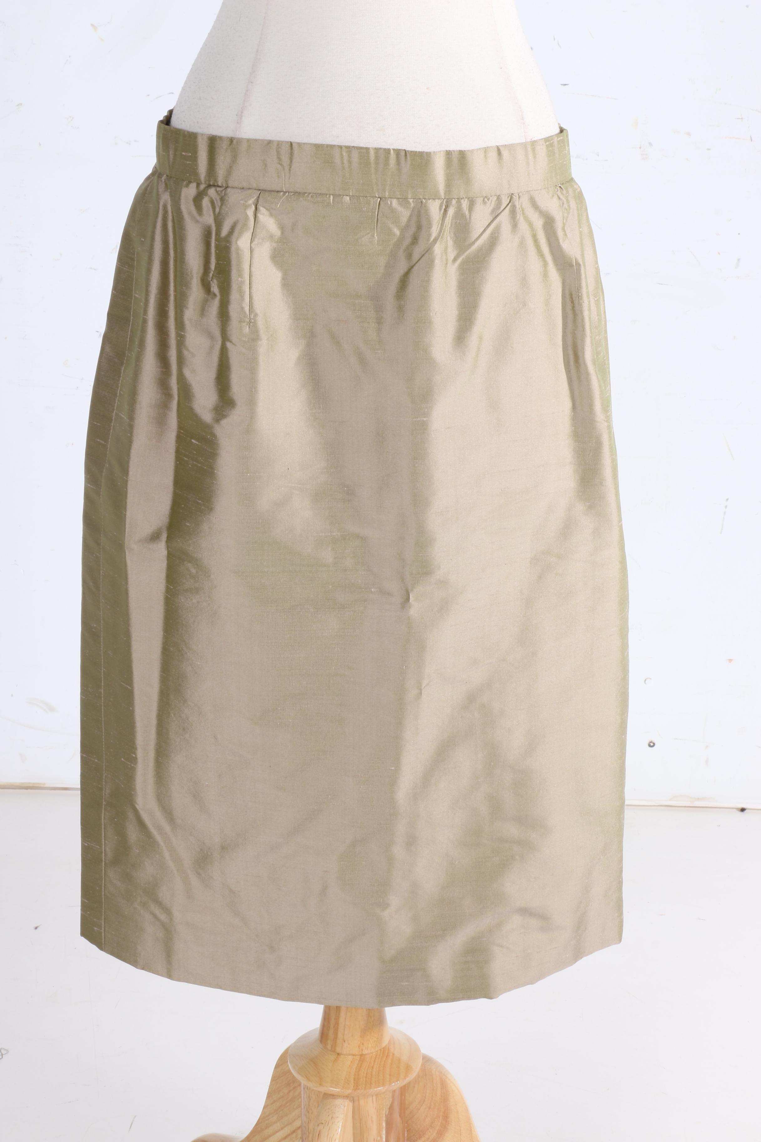 Vintage Patricia Rhodes Couture Silk Suit