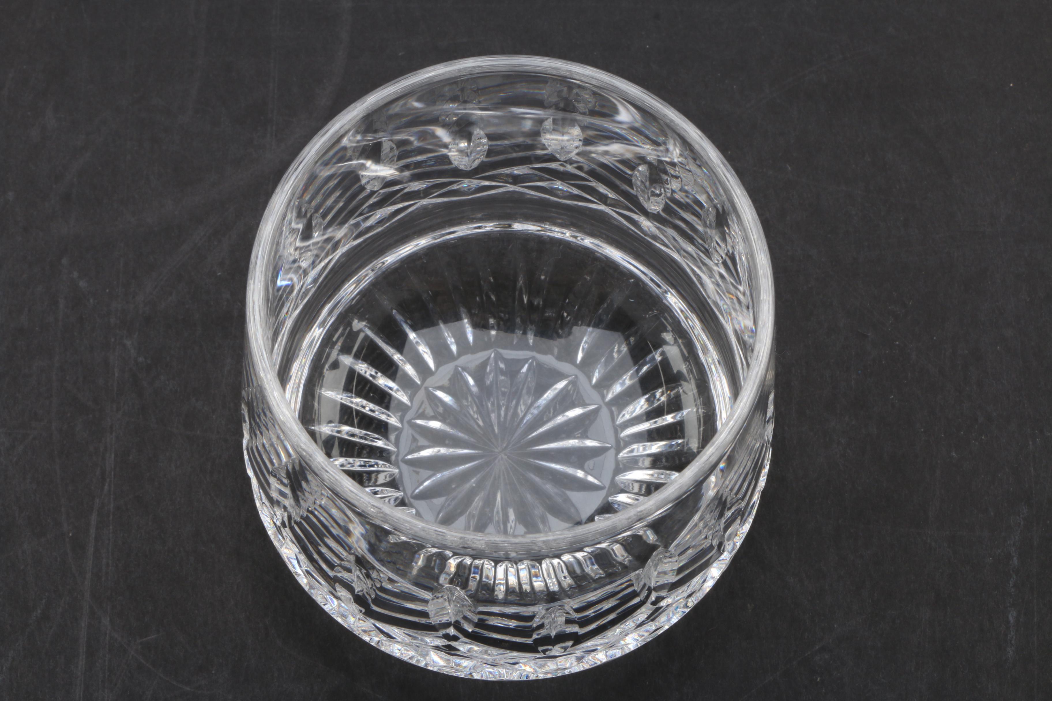 Waterford  Crystal "Lismore" Old Fashioned Roly Poly Glasses