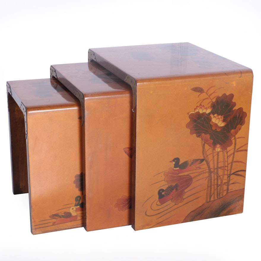 Asian Inspired Nesting Tables