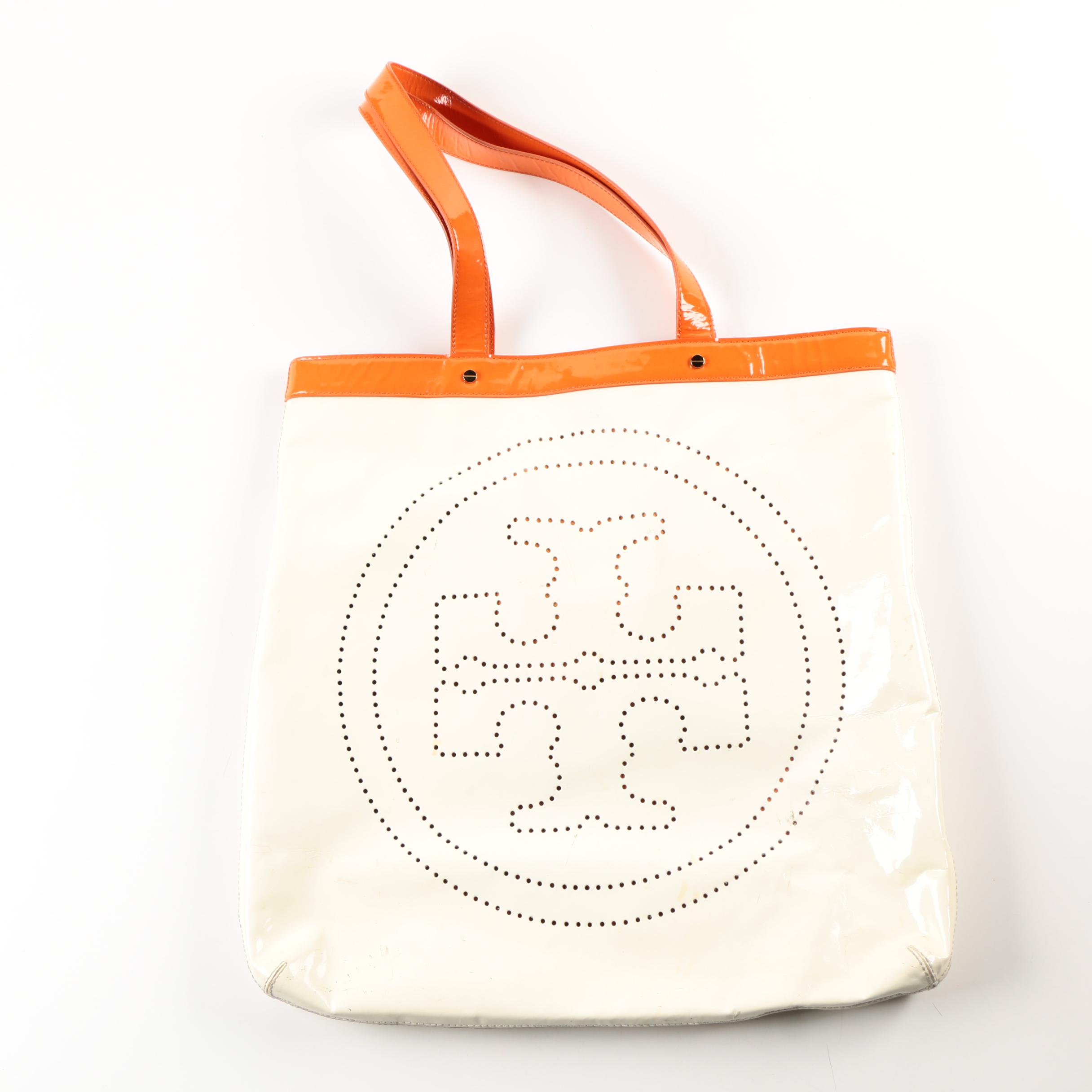 Tory Burch Patent Leather Tote Bag