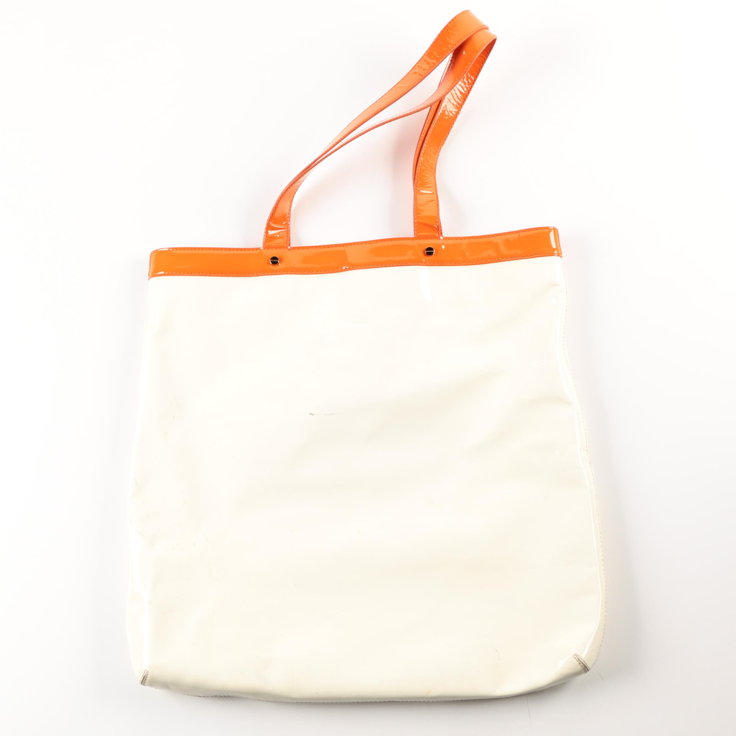 Tory Burch Patent Leather Tote Bag