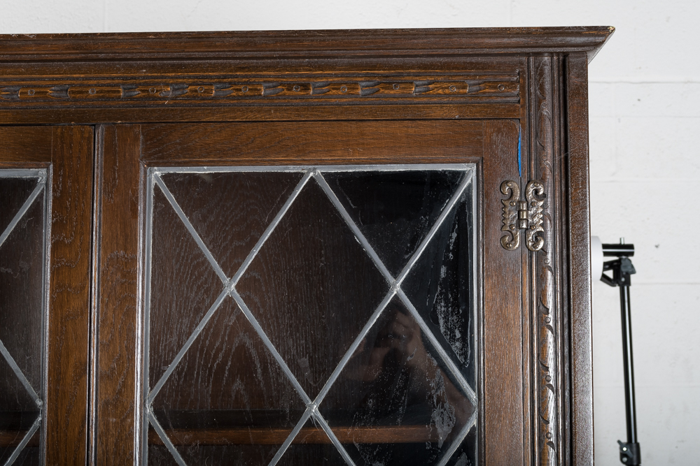 Oak Display Cabinet