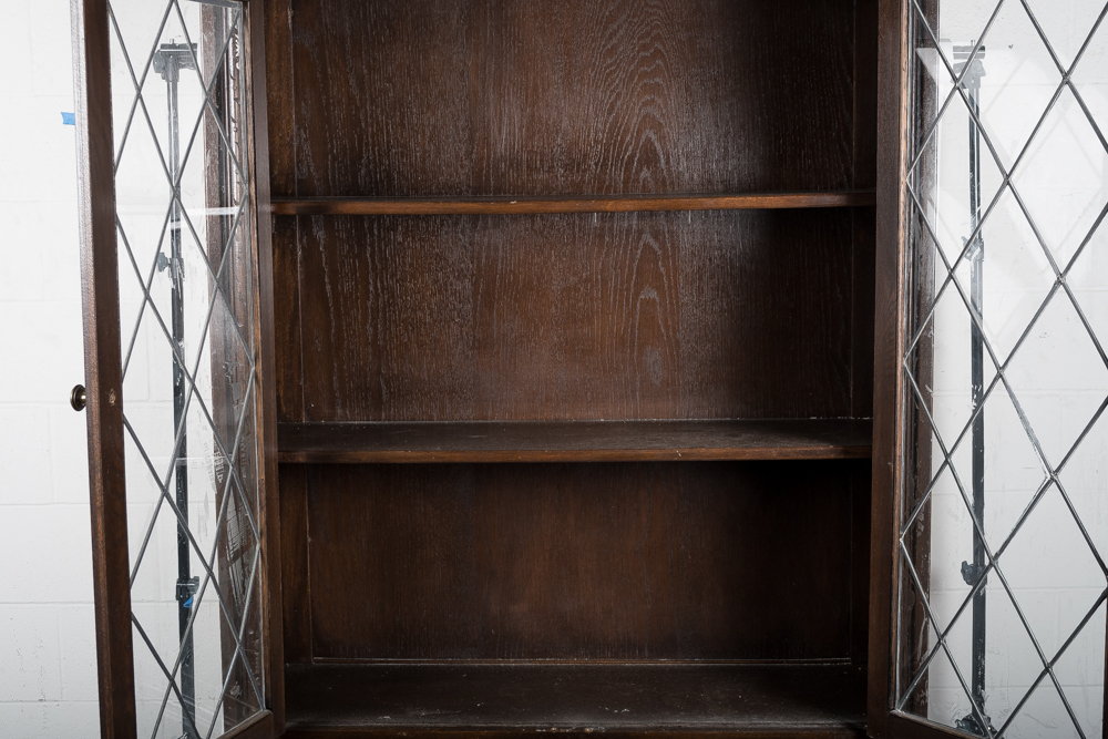 Oak Display Cabinet