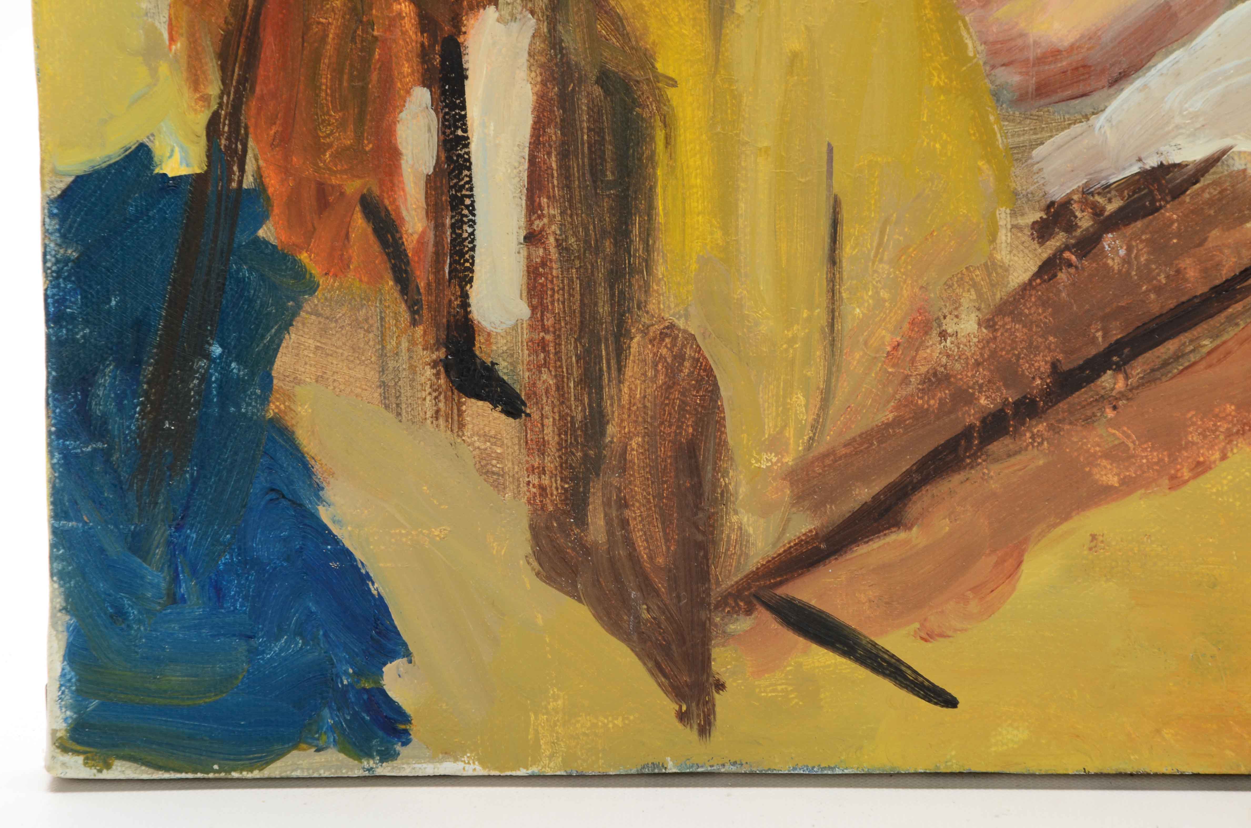 Oil Painting of a Figure