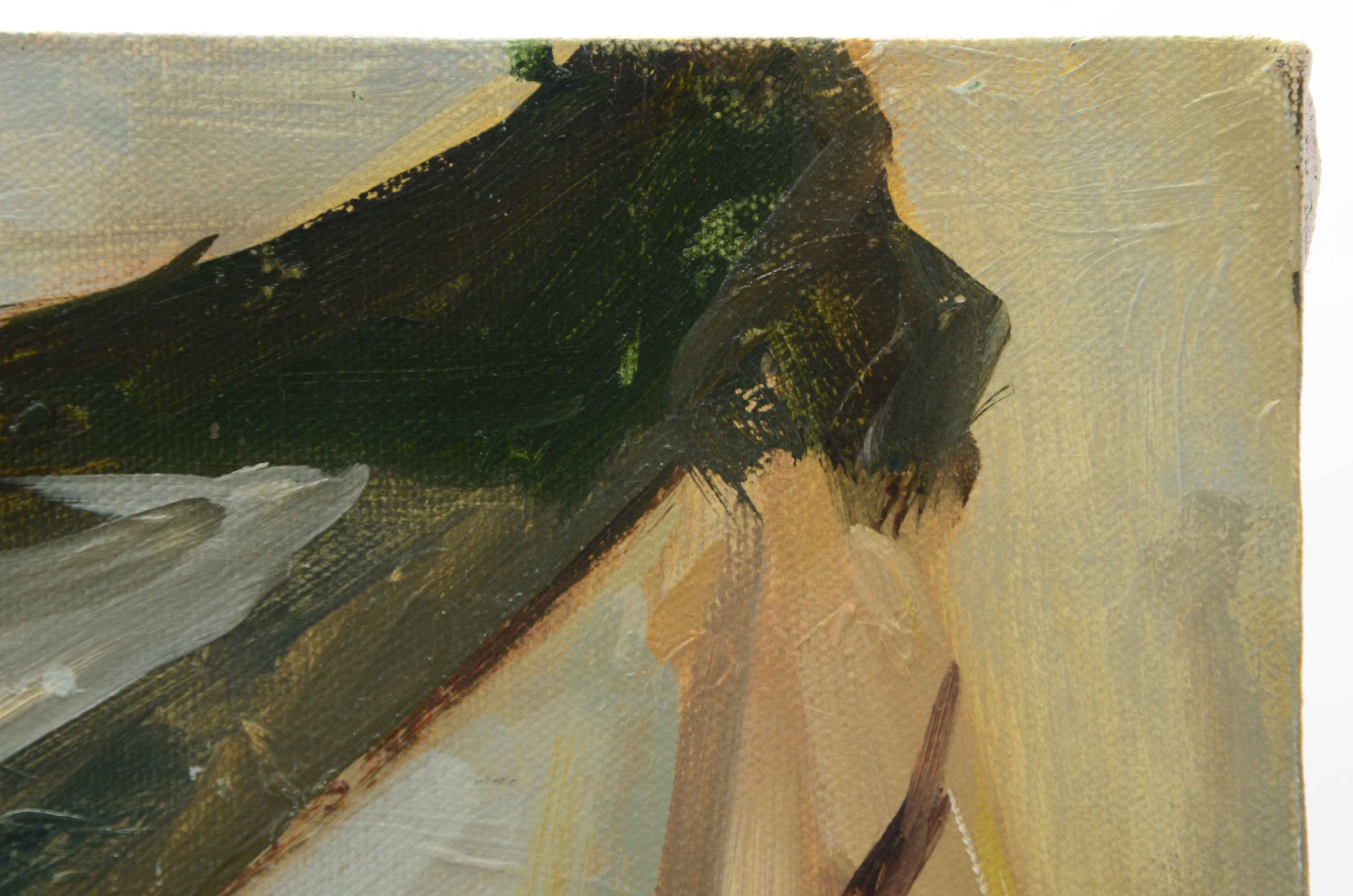 Oil Painting of a Figure