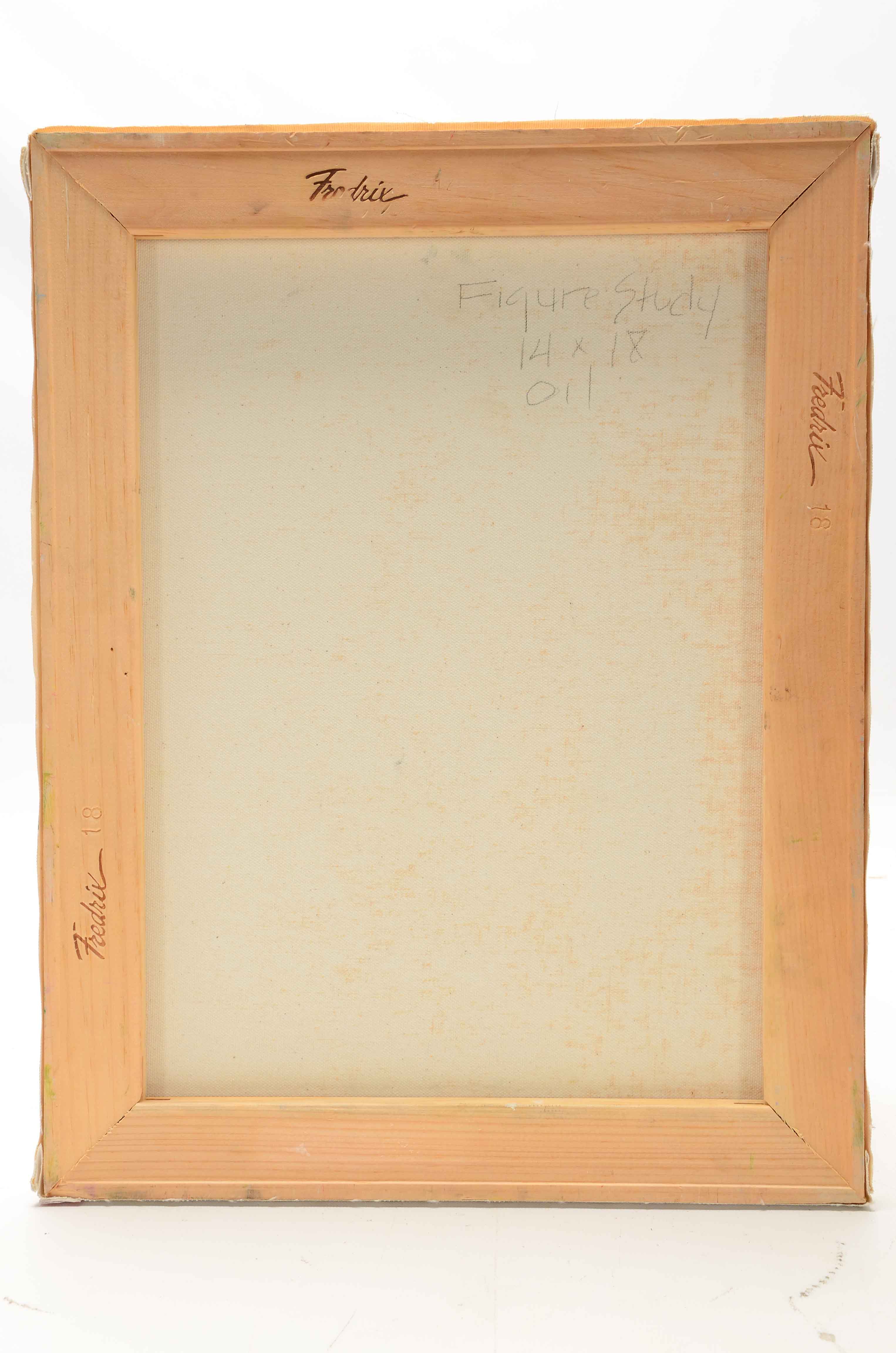 Oil Painting of a Figure