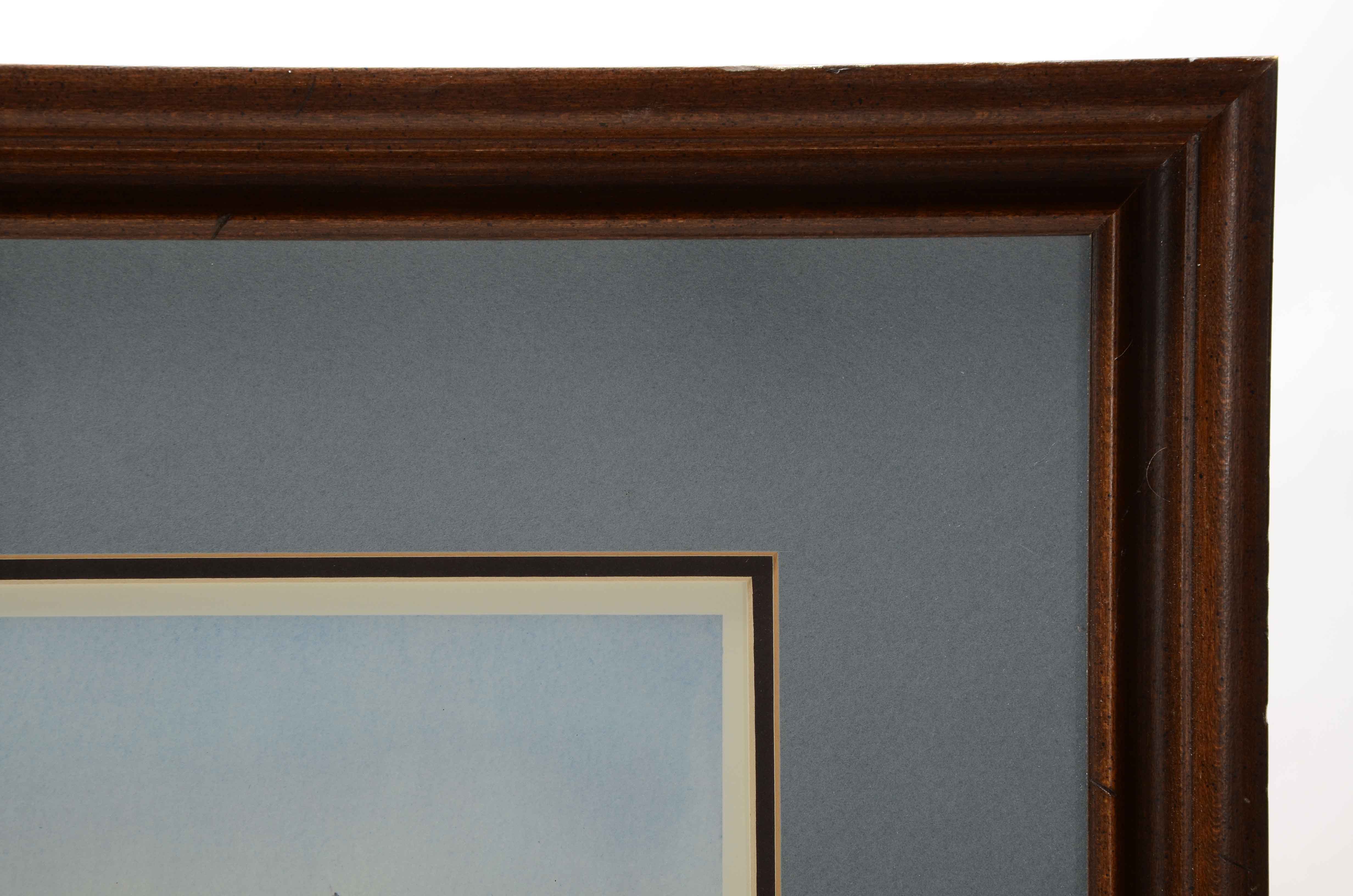 Robert Carafelli Limited Edition Offset Lithograph of Watercolor Painting