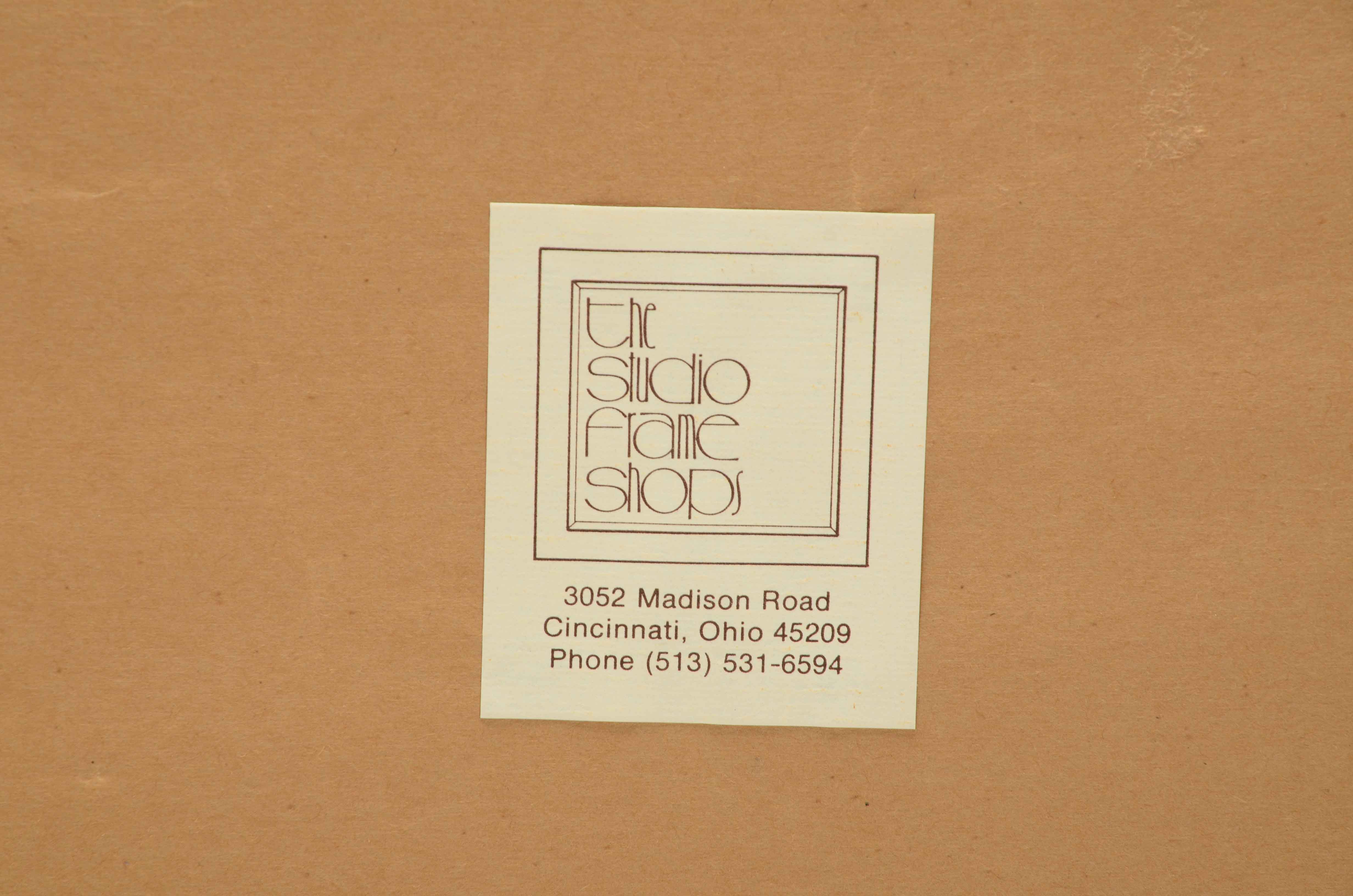 Robert Carafelli Limited Edition Offset Lithograph of Watercolor Painting