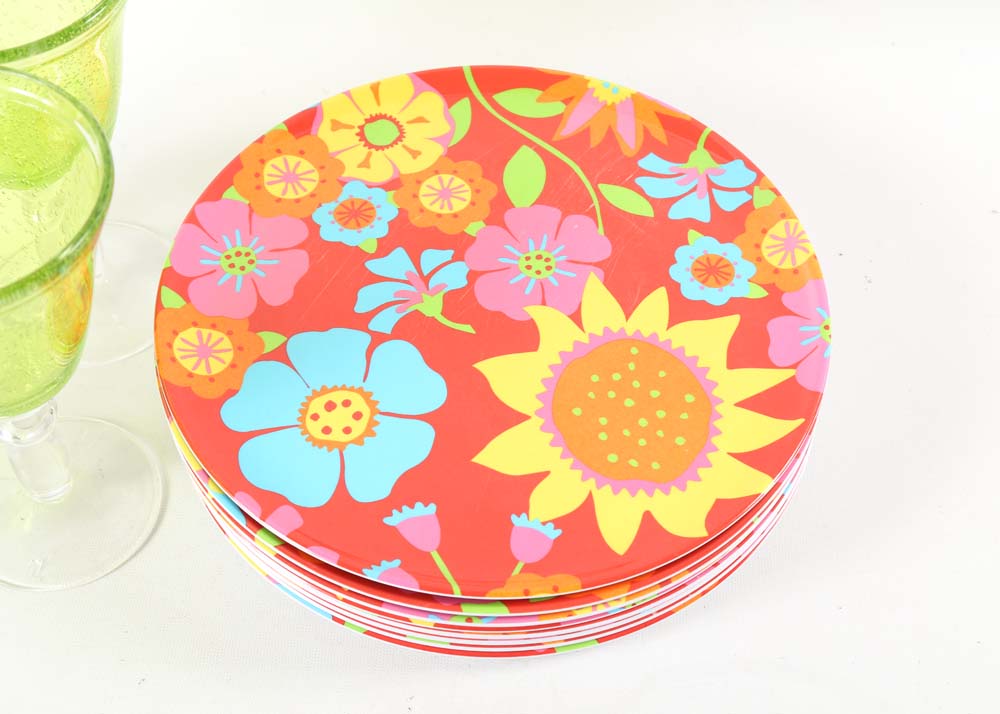 Colorful Melamine Place Settings
